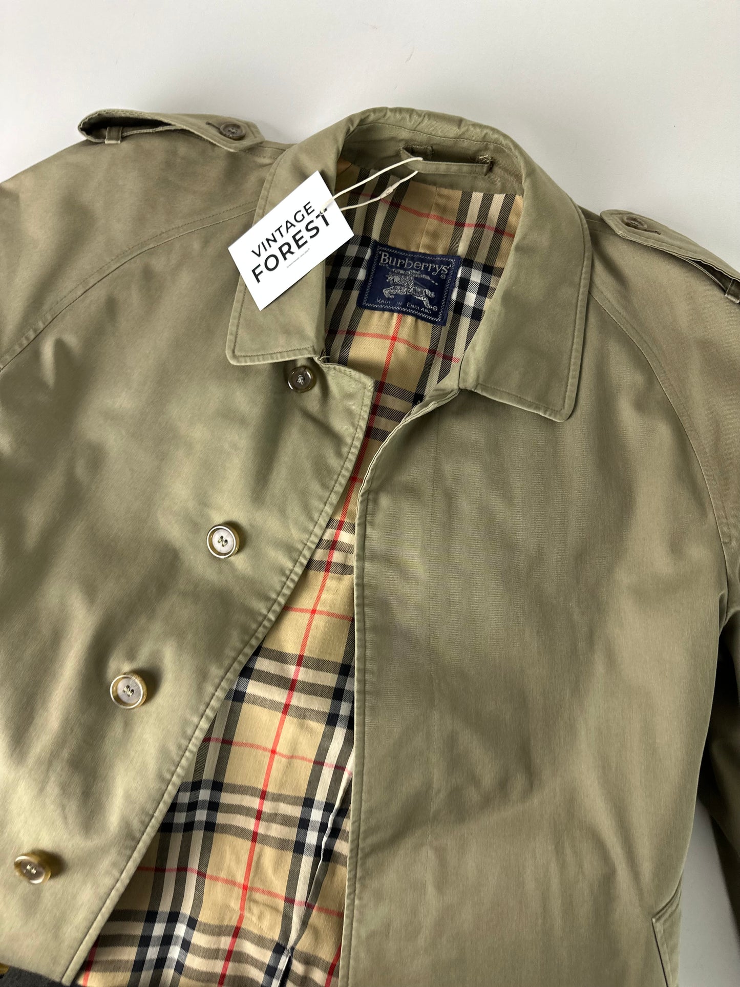 Vintage Burberry Trench Coat Size 48 M