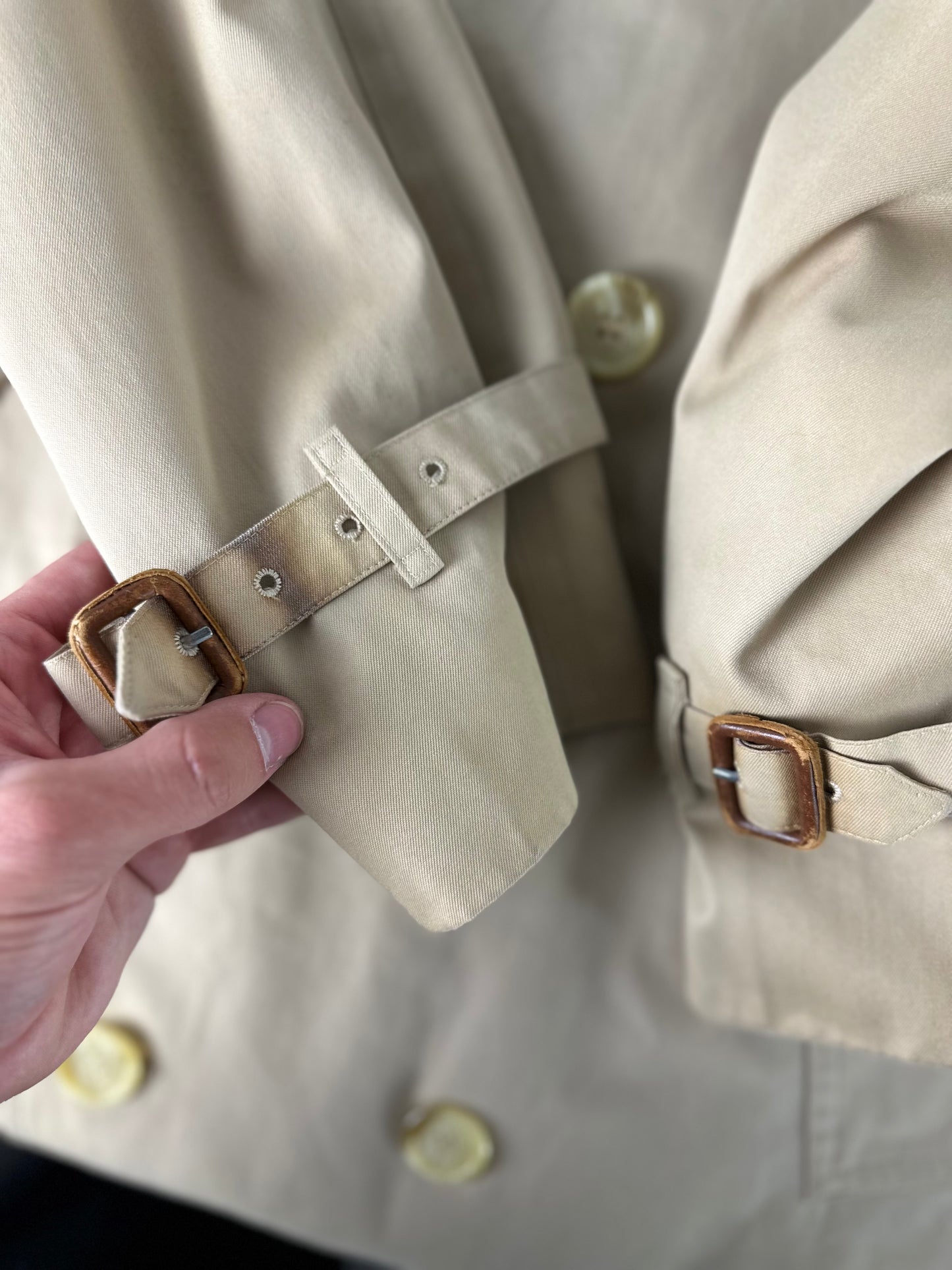 Vintage Burberry Trench Coat Size 44 XS