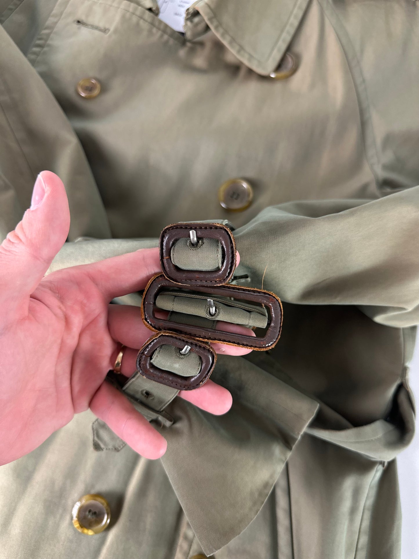 Vintage Burberry Trench Coat Size 46 S