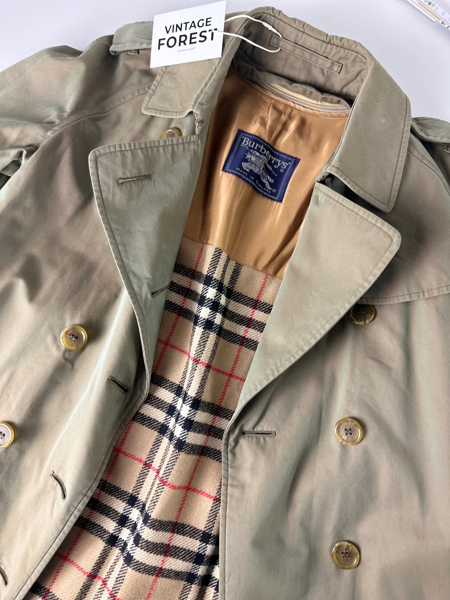 Vintage Burberry Trench Coat Size 6 XXS With Lining