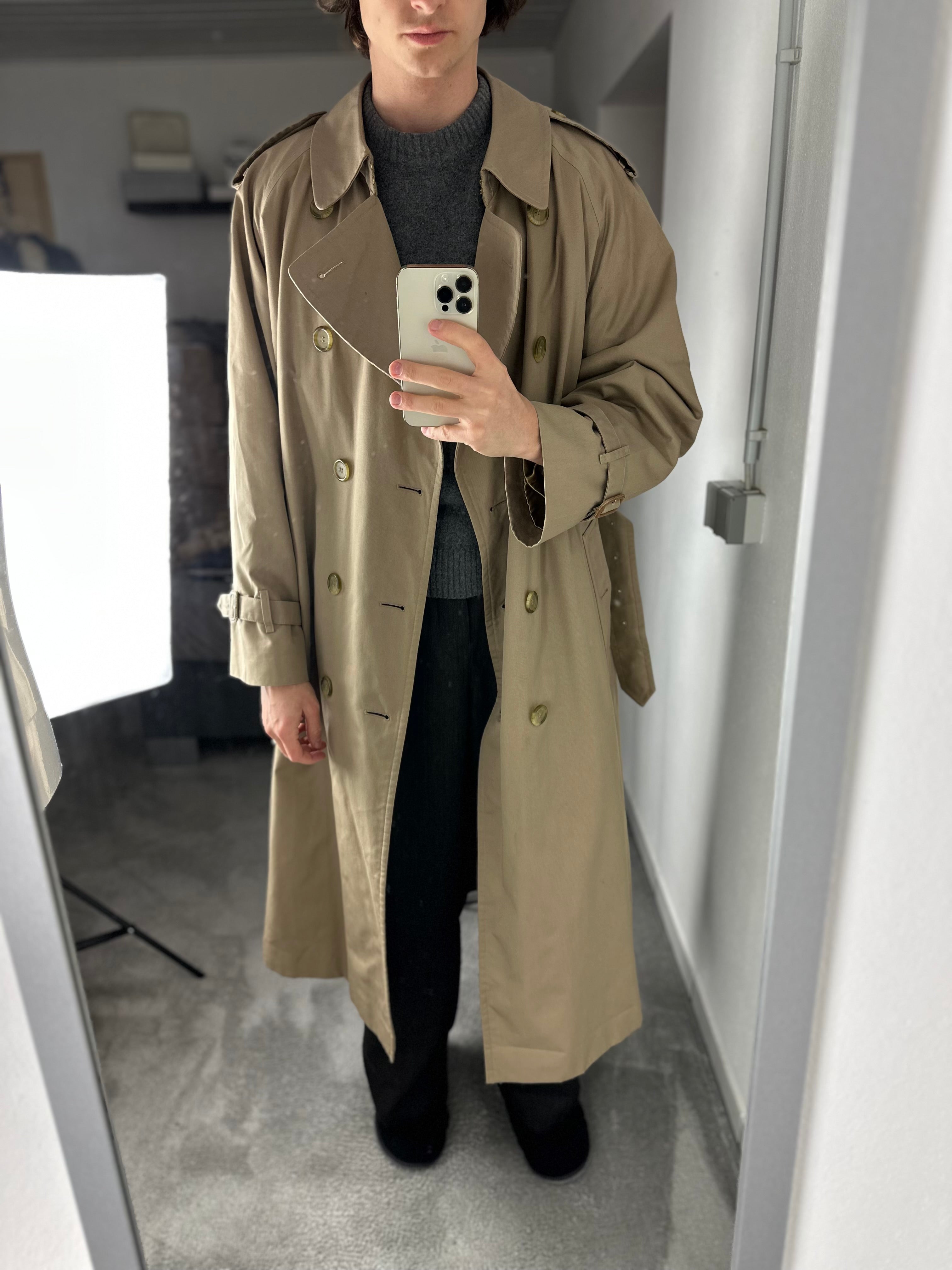 Burberrys Trenchcoat (58/XXL) including Inlet