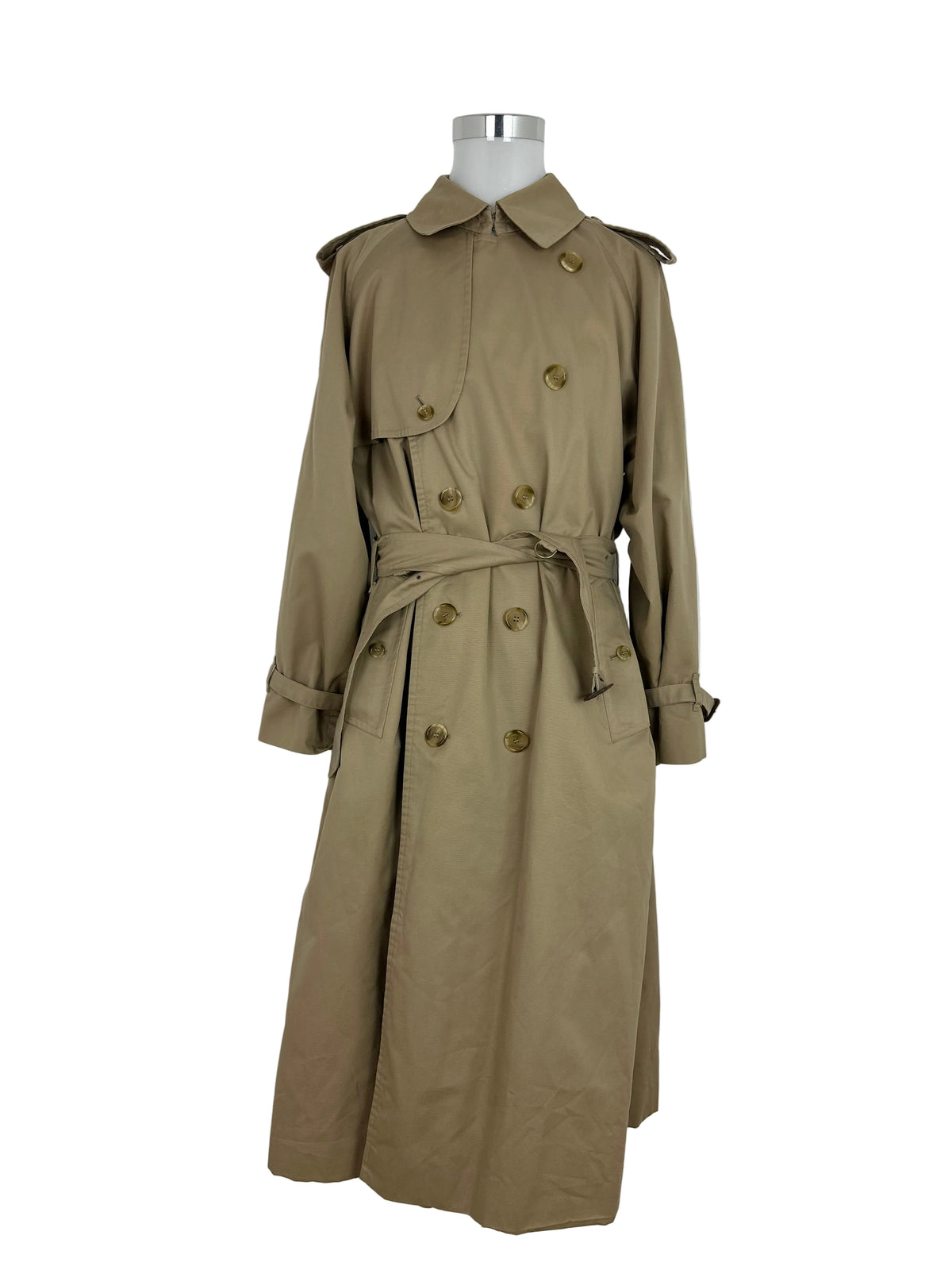 Vintage Burberry Trench Coat Beige Size 58 XXL