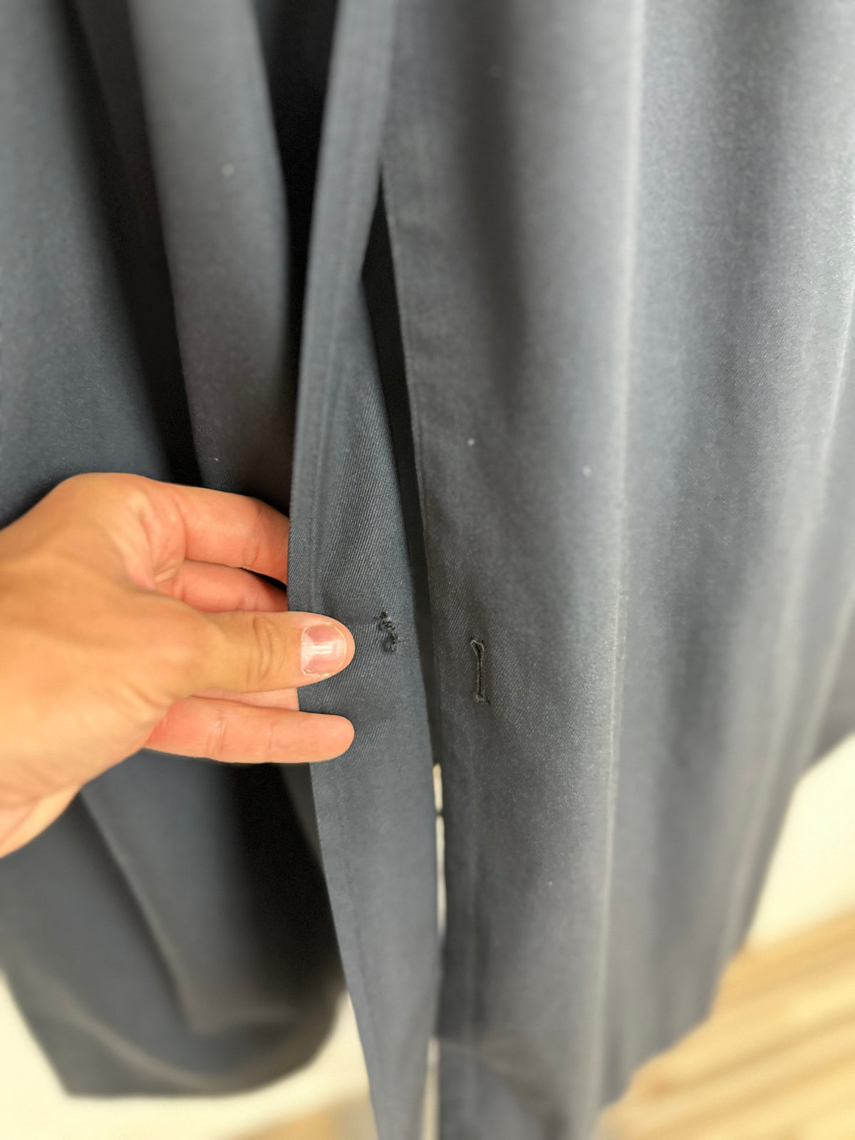 Vintage Burberry Trench Coat Navy Size 56 XL