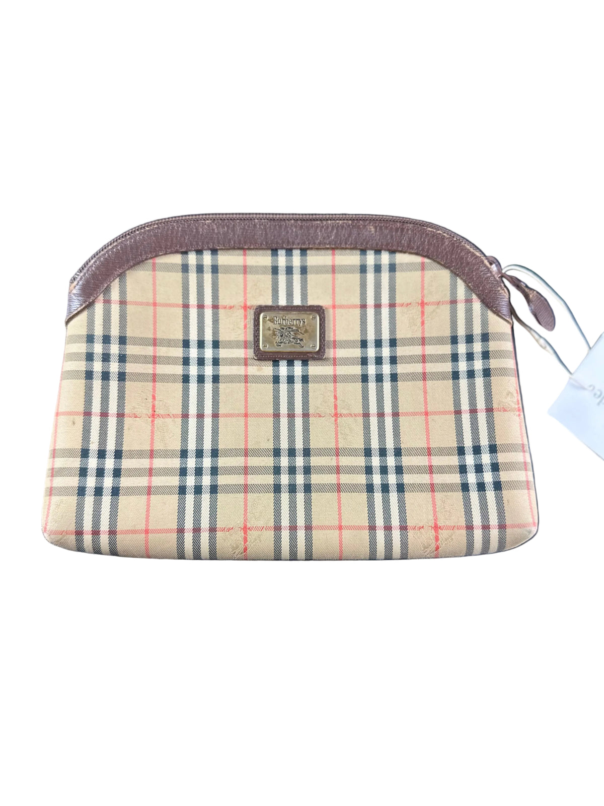 Vintage Burberry Haymarket Nova Check Pouch