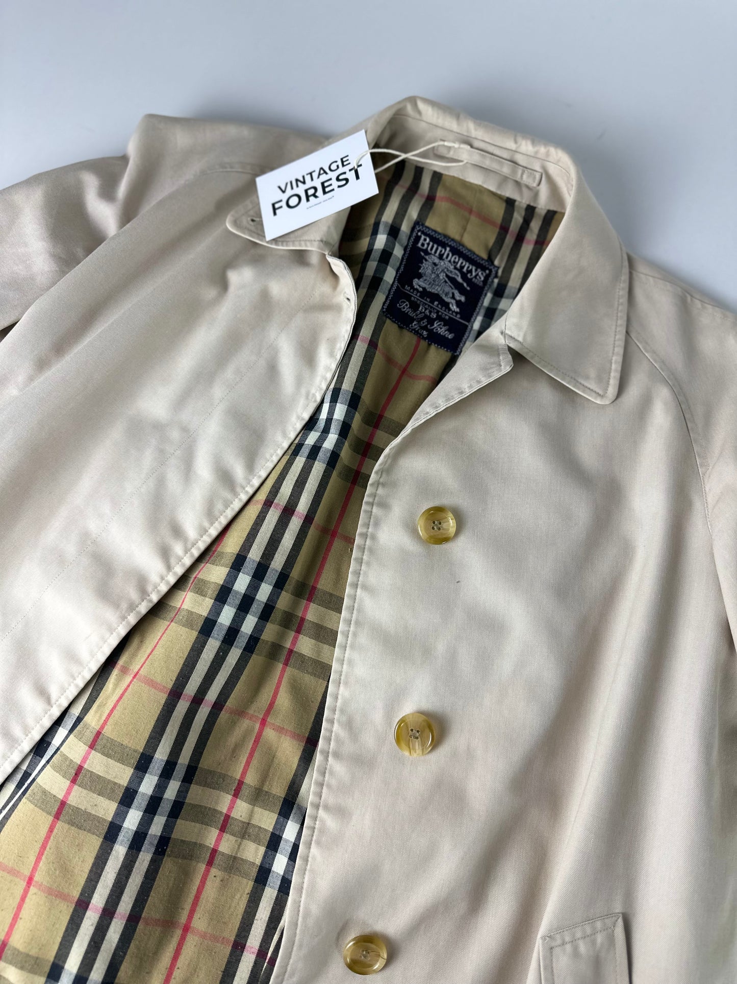 Vintage Burberry Car Coat Size 10 S