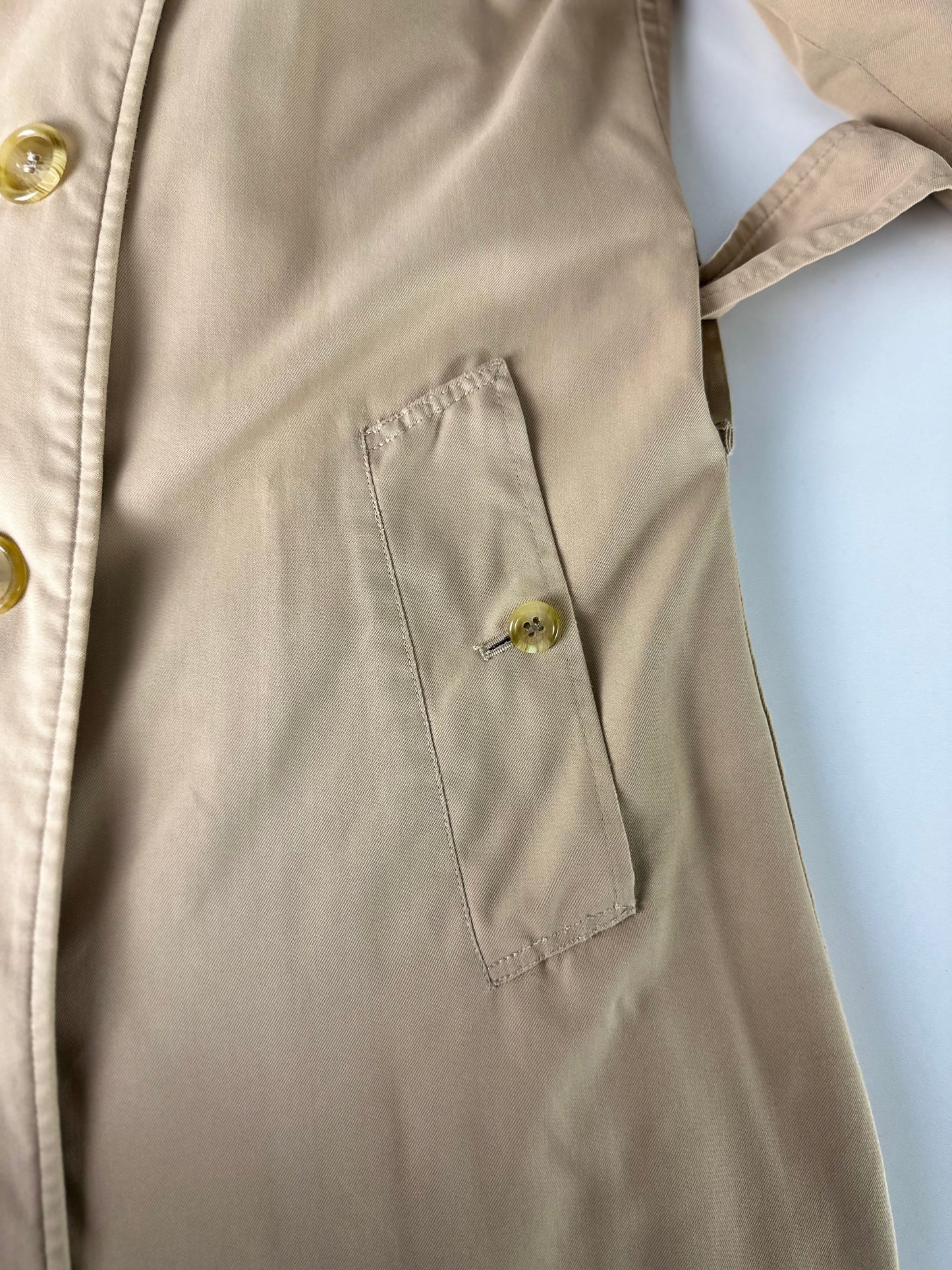 Vintage Burberry Trench Coat Size 8 XS With Inlet