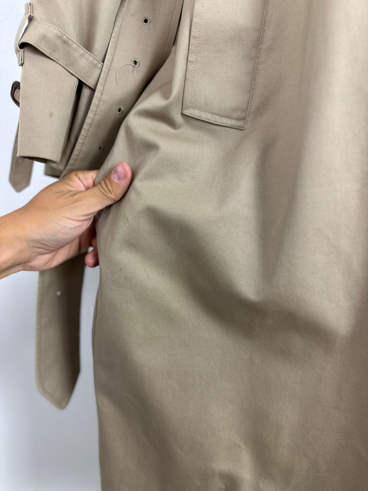 Vintage Burberry Trench Coat Beige Size 56 XL