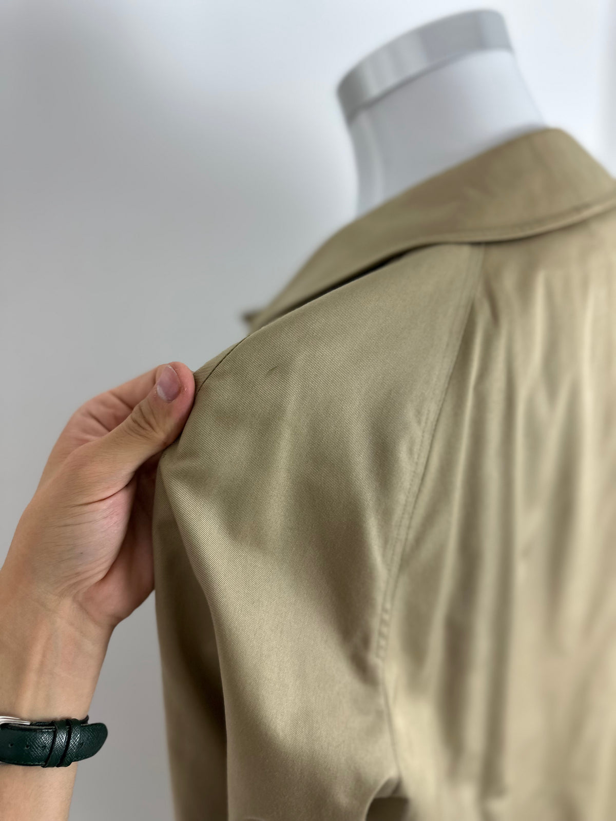 Vintage Burberry Car Coat Beige Size 48 M With Lining