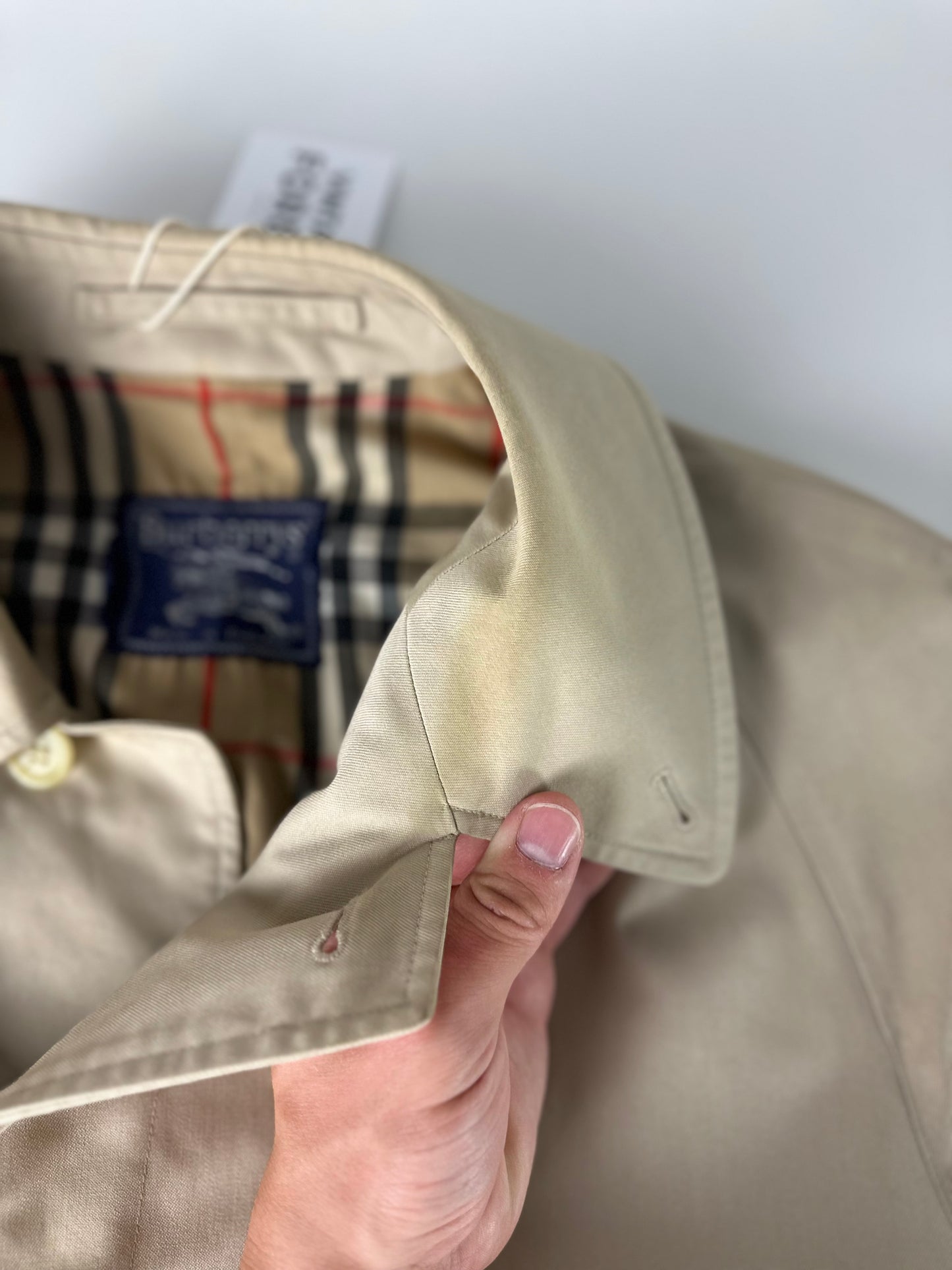 Vintage Burberry Car Coat Size 50 L