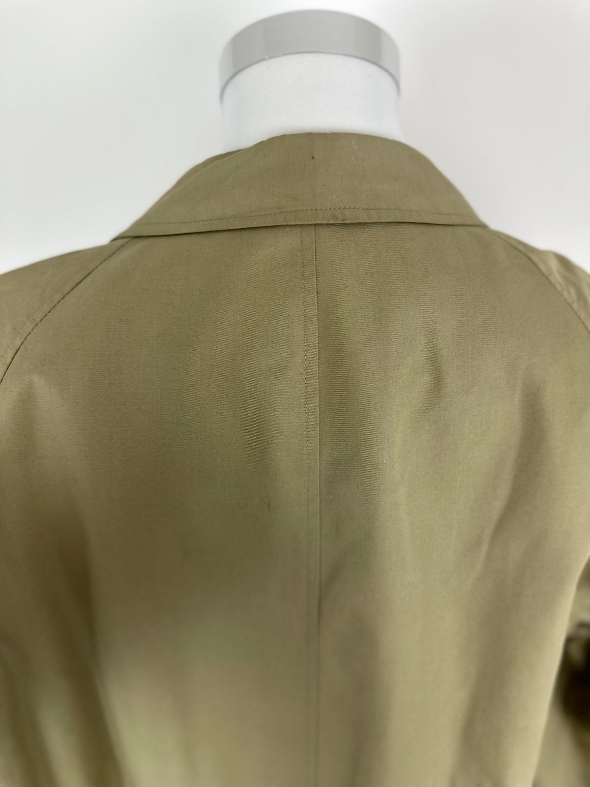 Vintage Burberry Car Coat Oliv Size 58 XXL