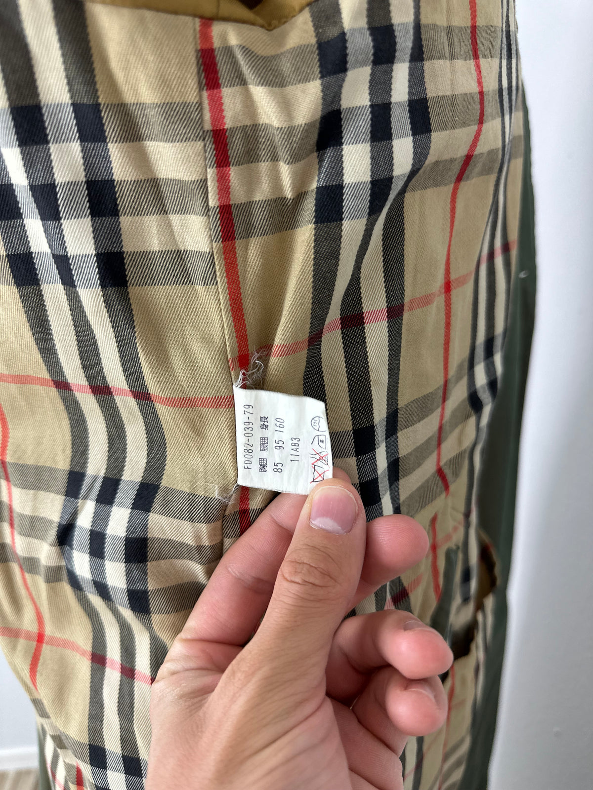 Vintage Burberry Trench Coat Khaki Size 10 S