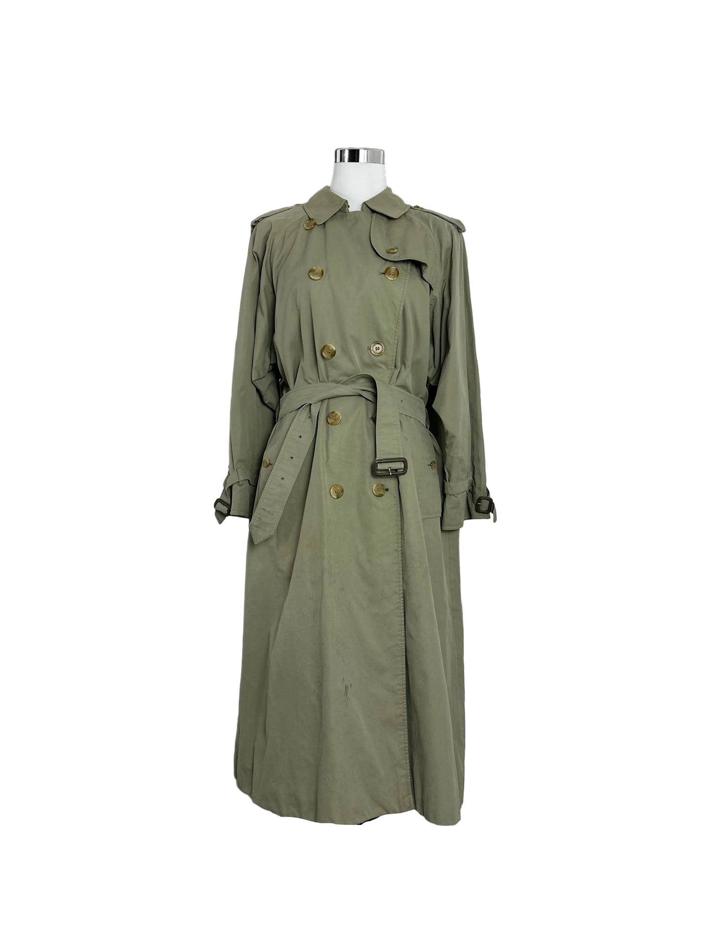 Vintage Burberry Trench Coat Size 14 L