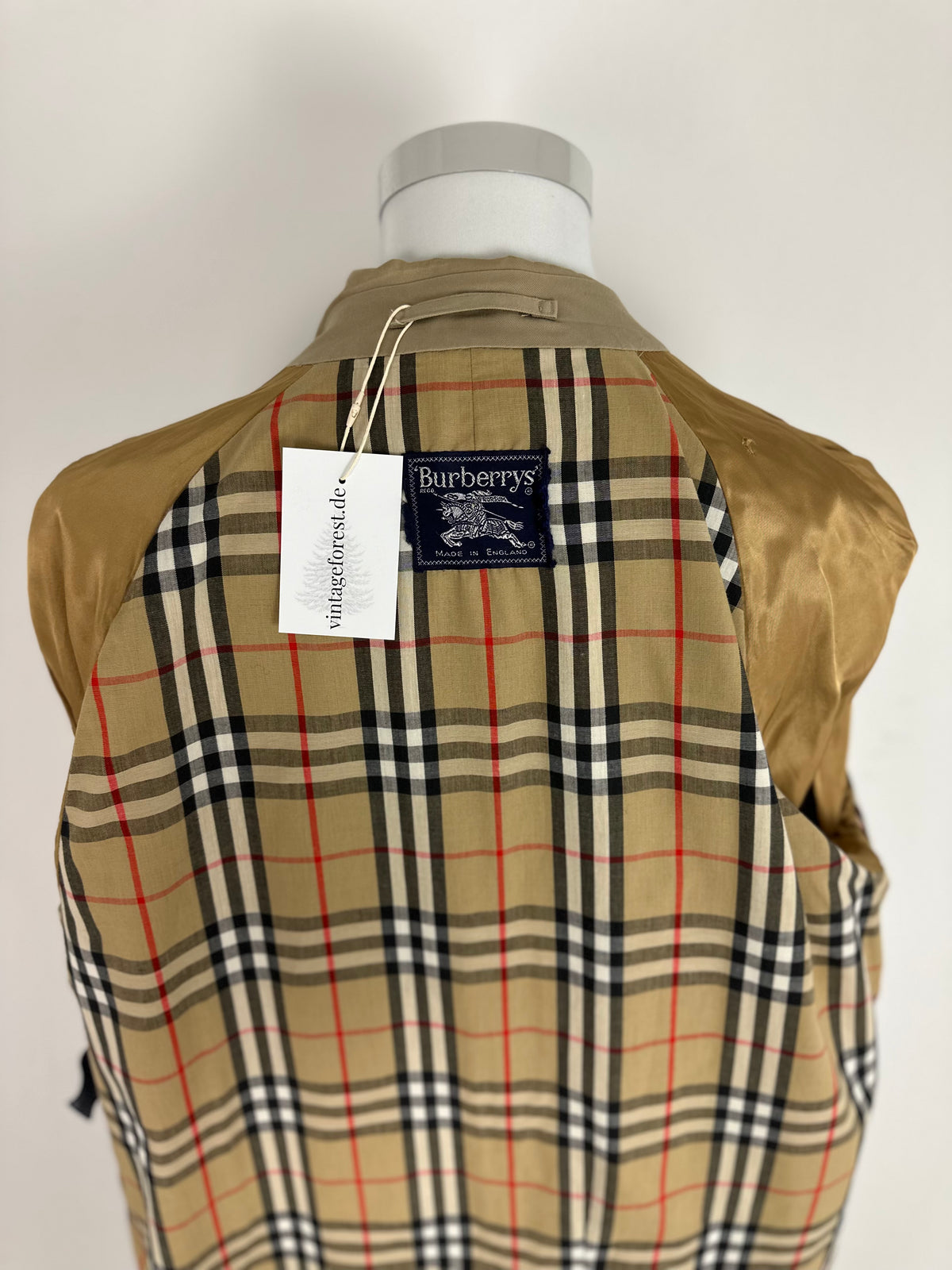 Vintage Burberry Car Coat Beige Size 52 L