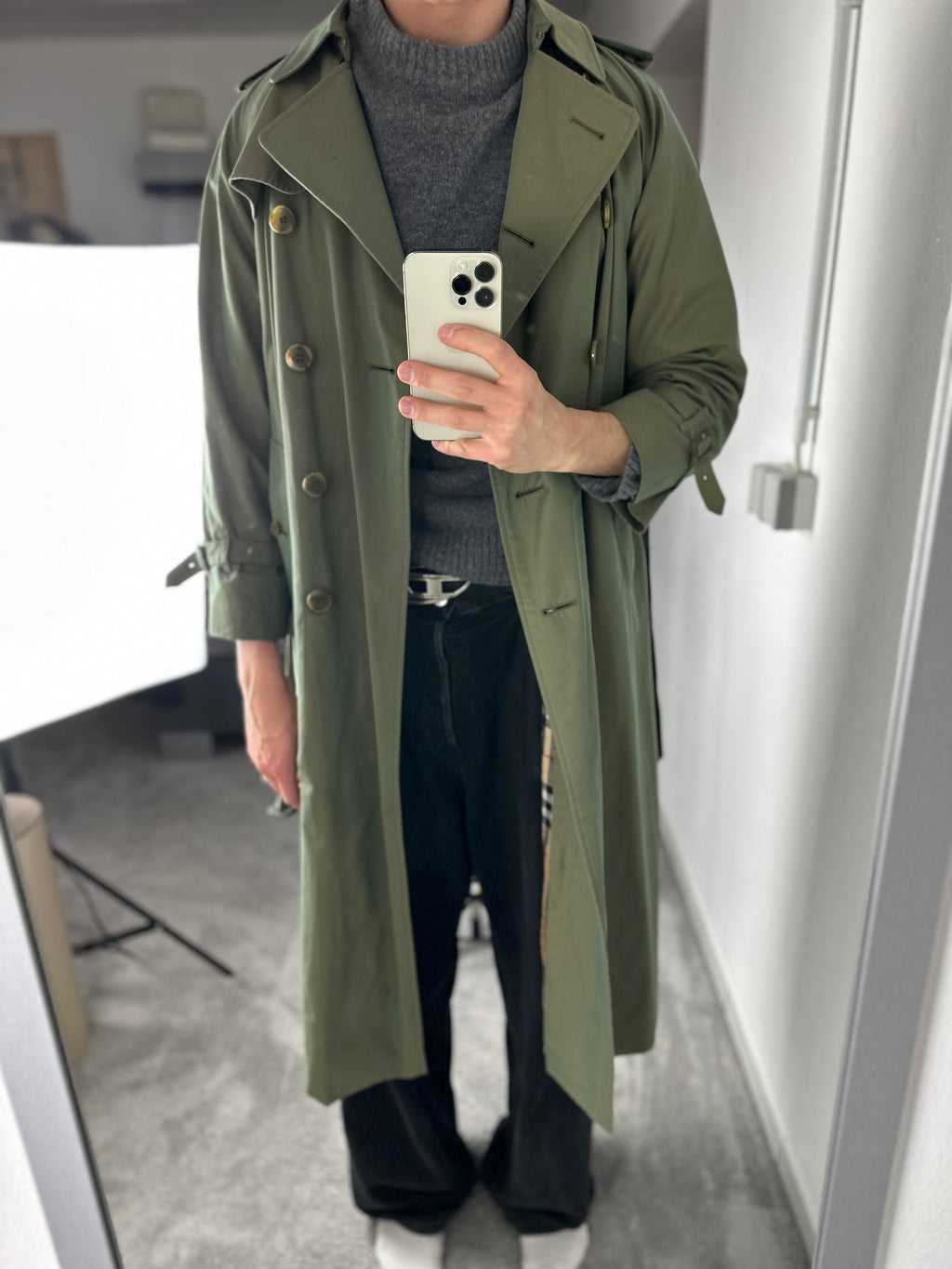 Burberrys Trenchcoat (12/M) including Inlet
