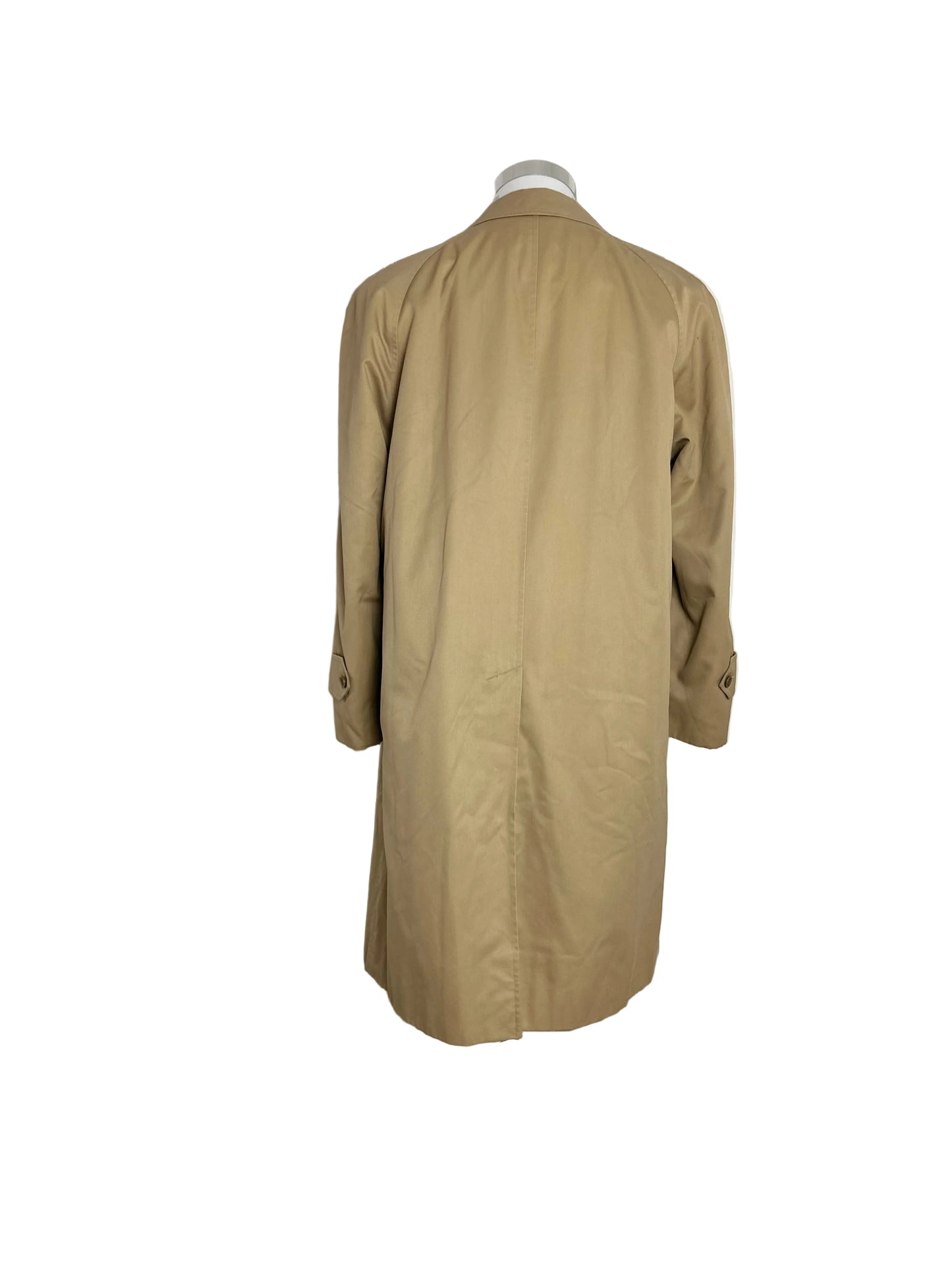 Vintage Burberry Car Coat Size 46 S With Lining