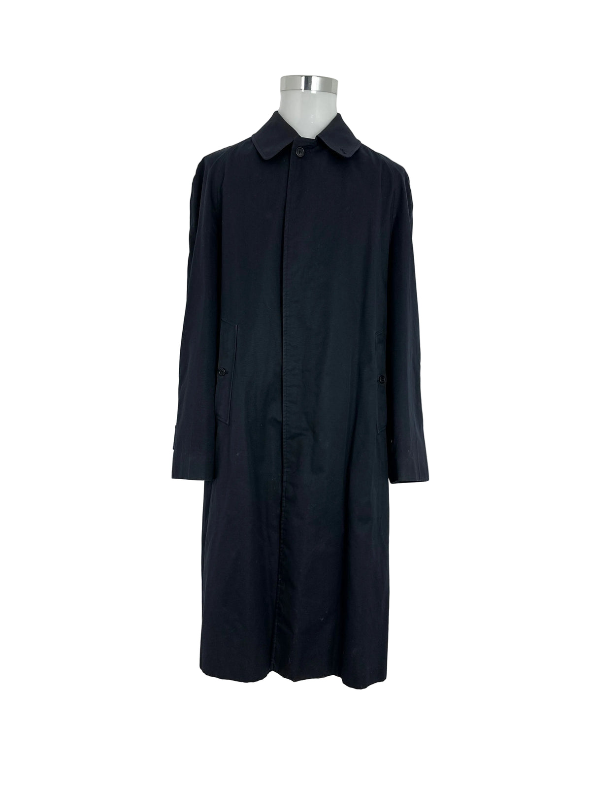 Vintage Burberry Car Coat Navy Size 52 L