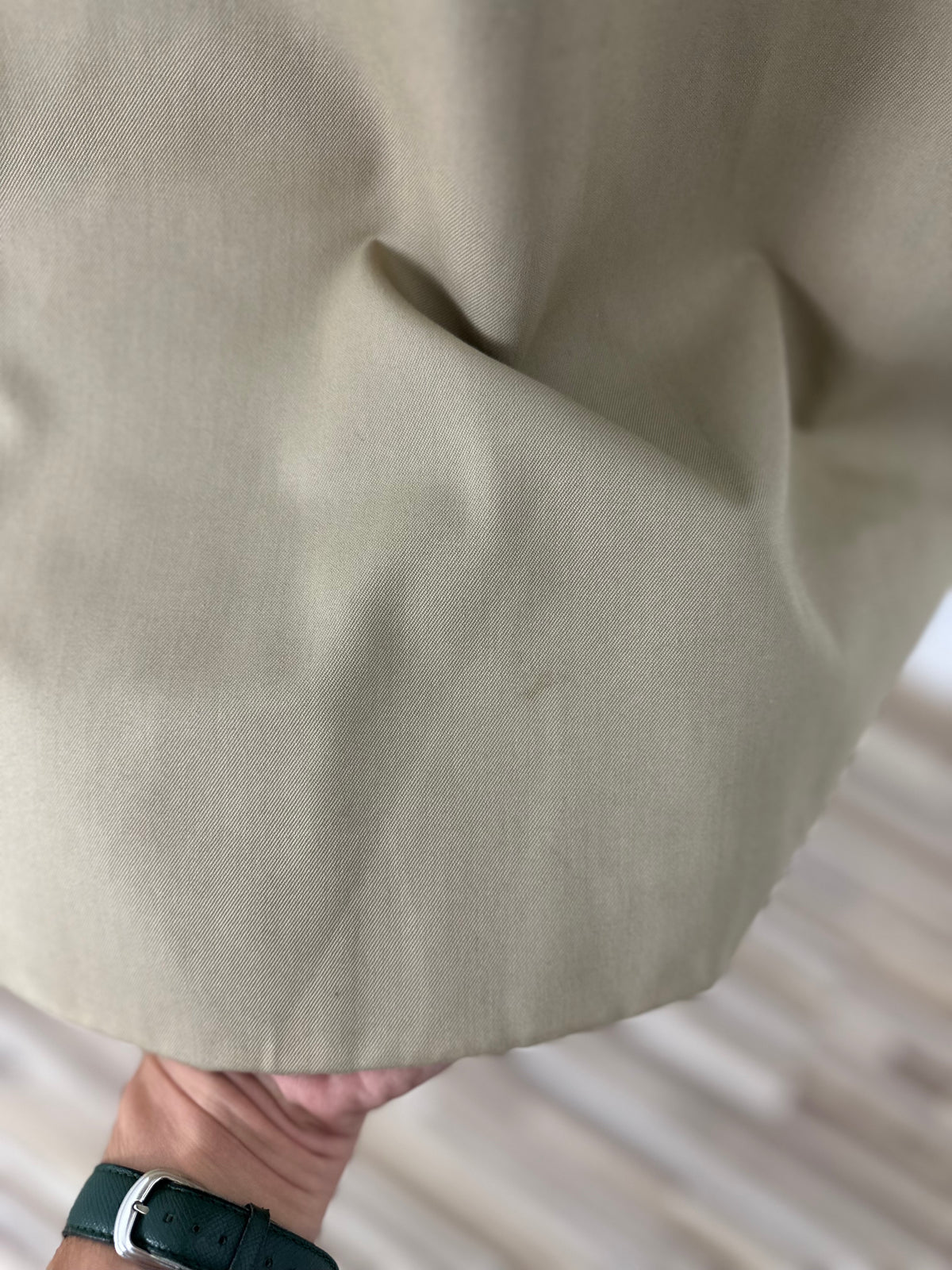Vintage Burberry Car Coat Beige Size 10 S