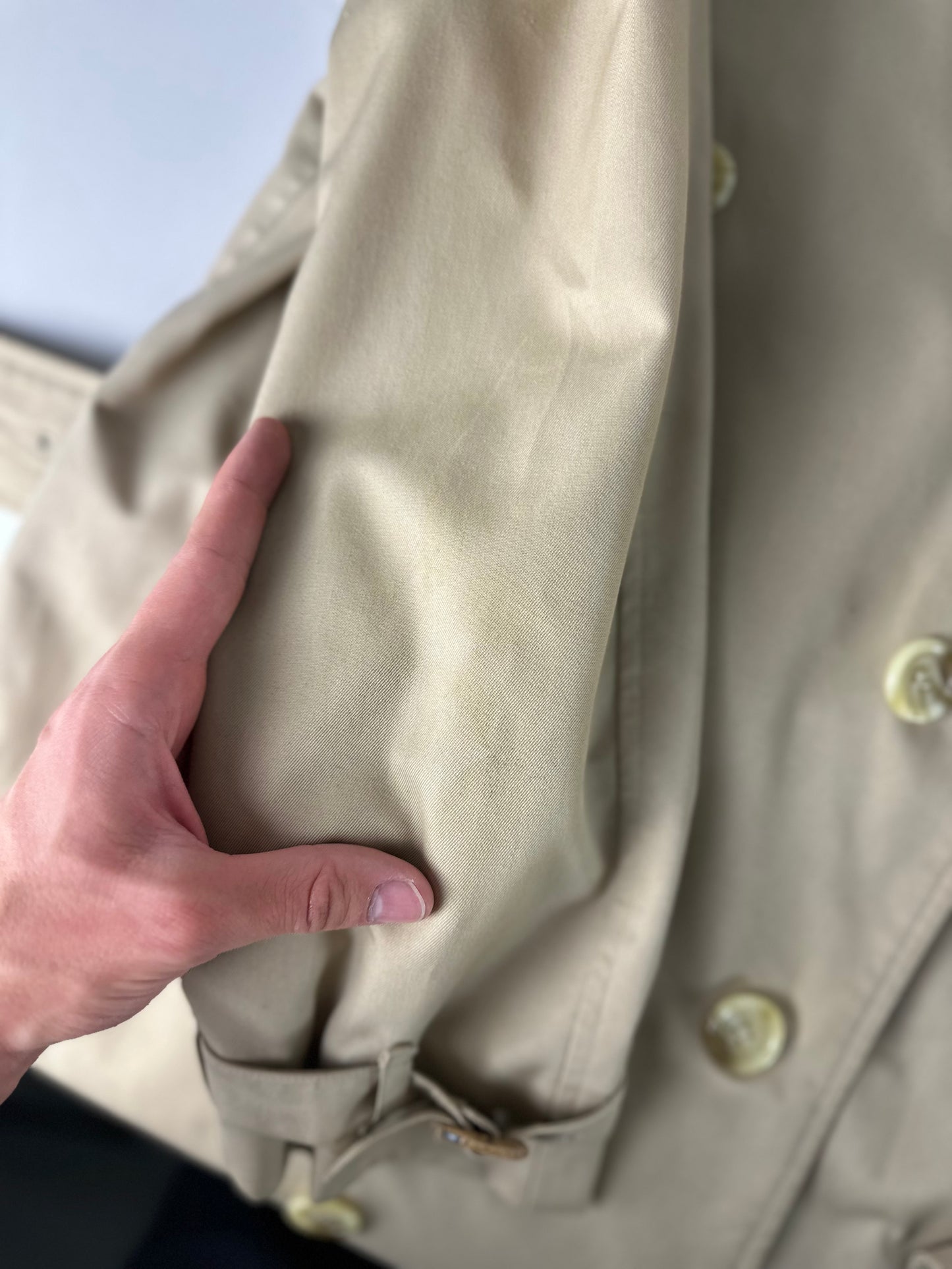 Vintage Burberry Trench Coat Size 8 XS