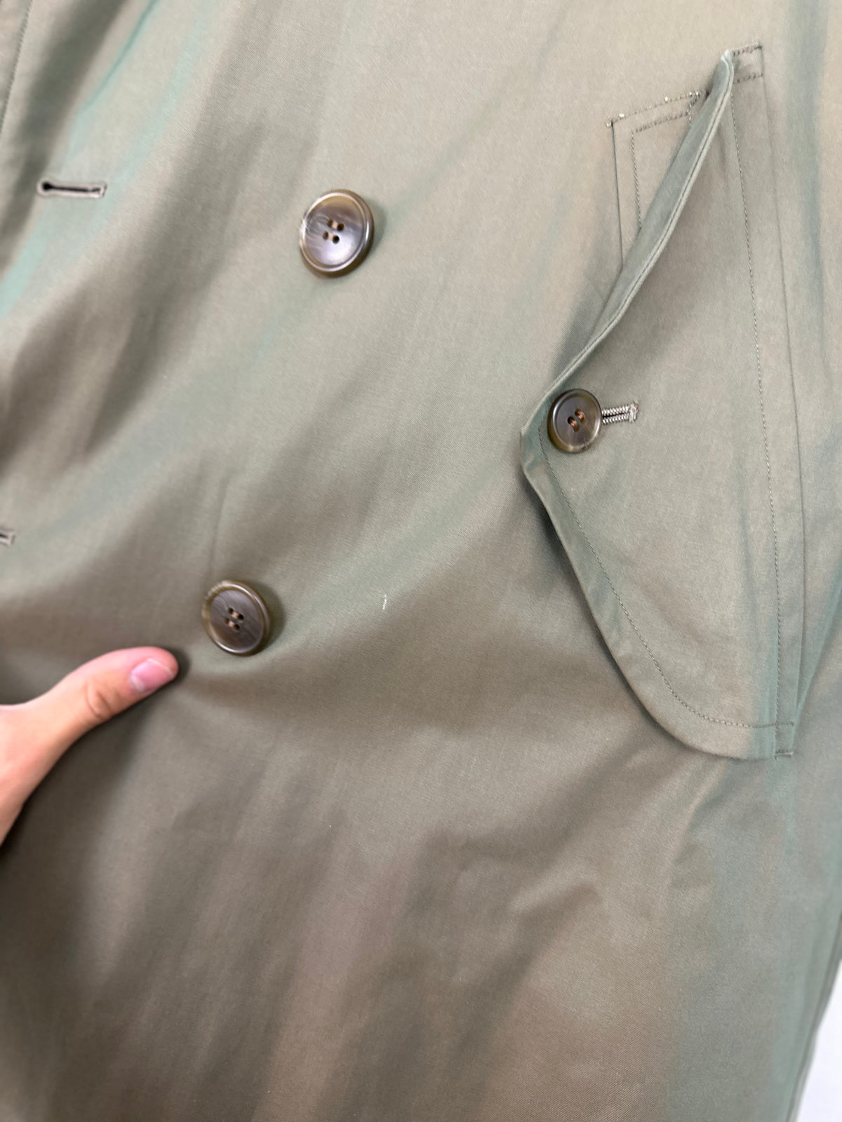Vintage Burberry Trench Coat Khaki Size 50 L