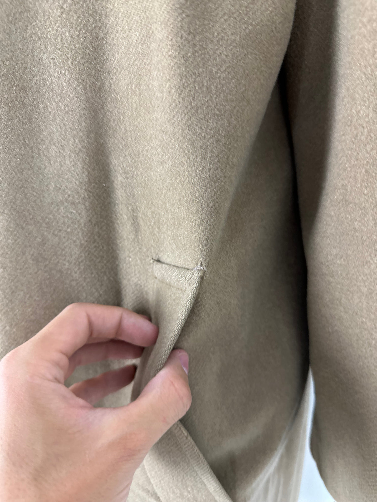 Vintage Burberry Wool Coat Brown Size 48 M