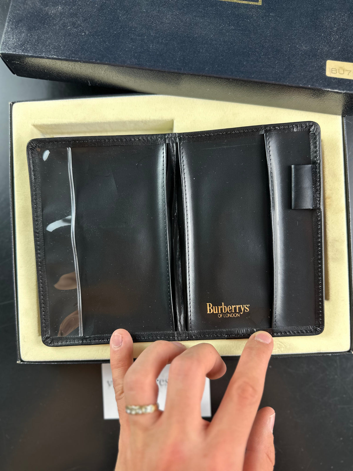 Vintage Burberry Nova Check Agenda Planner Notebook Cover