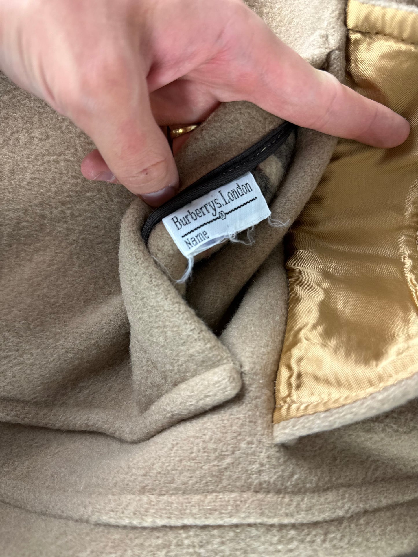 Vintage Burberry Duffle Coat Size 12 M