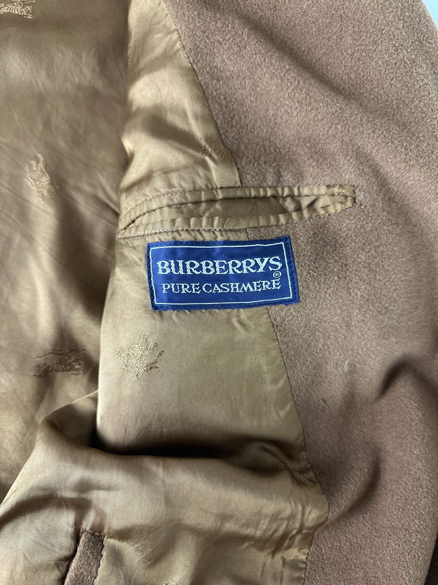 Vintage Burberry Camel Coat Size 52 L