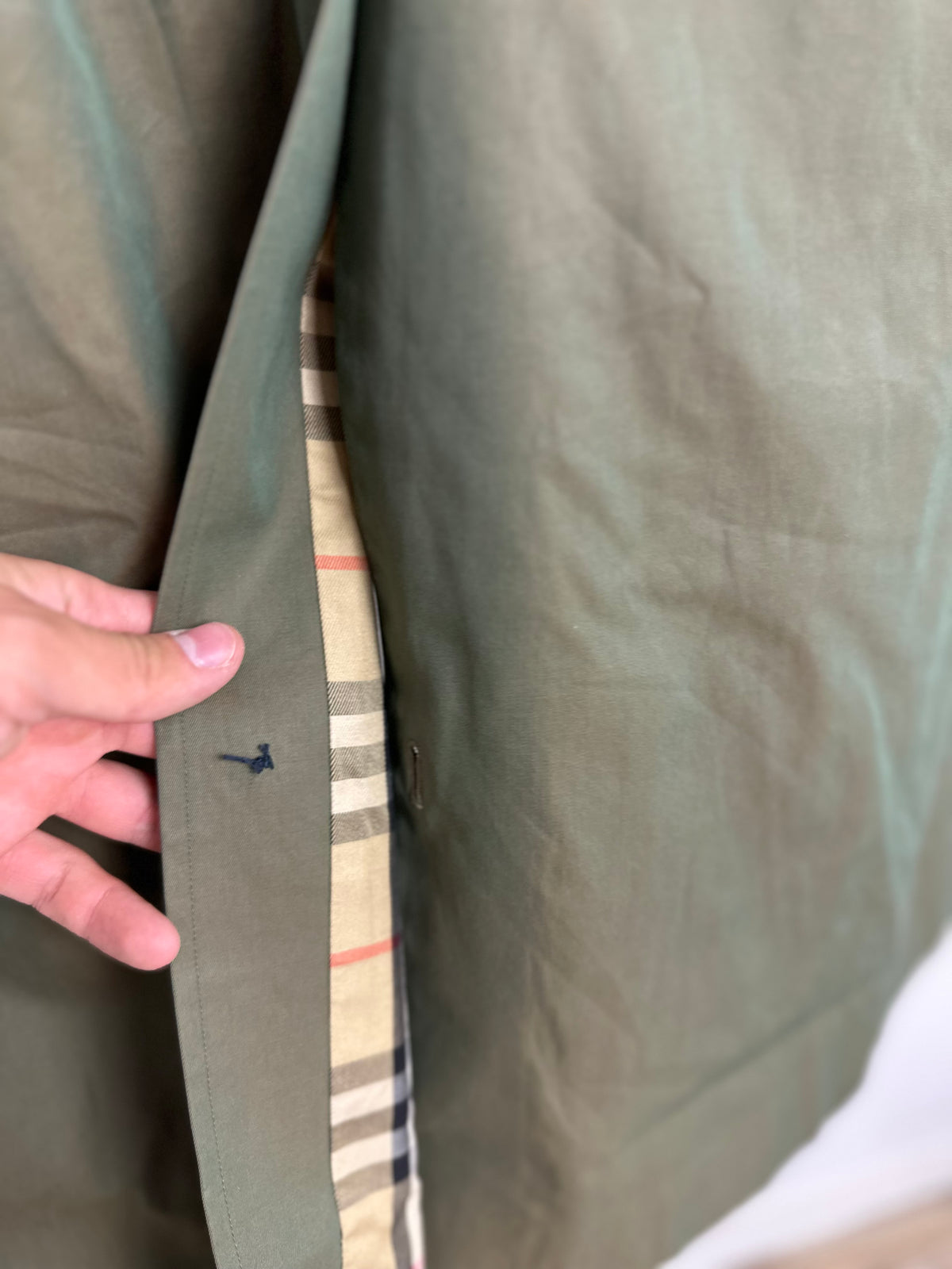 Vintage Burberry Car Coat Khaki Size 50 L