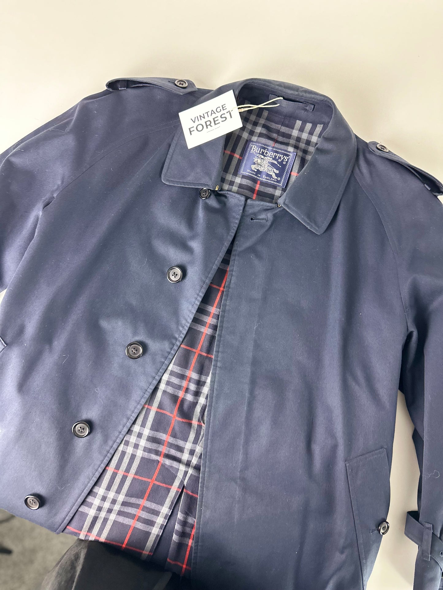 Vintage Burberry Trench Coat Size 48 M