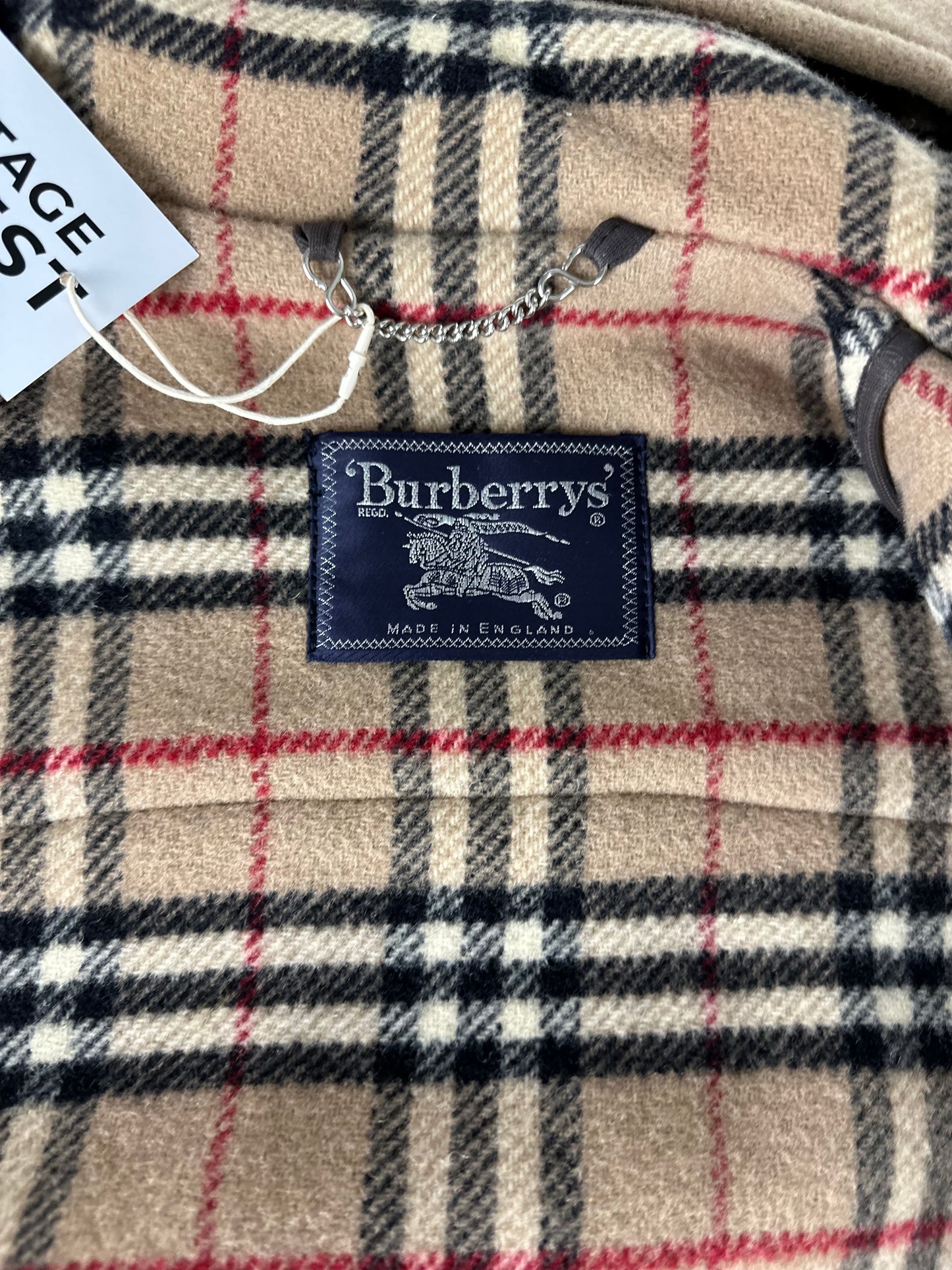 Vintage Burberry Duffle Coat Size 12 M