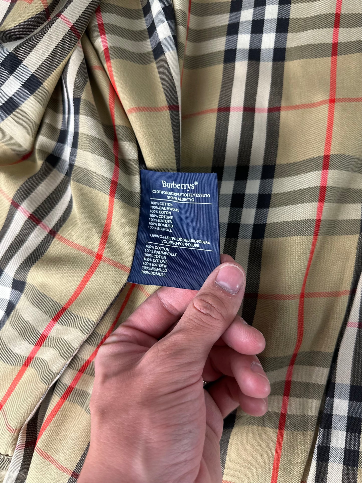 Vintage Burberry Trench Coat Size 50 L
