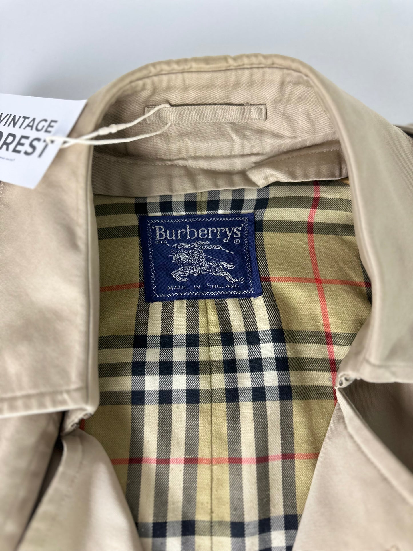Vintage Burberry Trench Coat Size 48 M