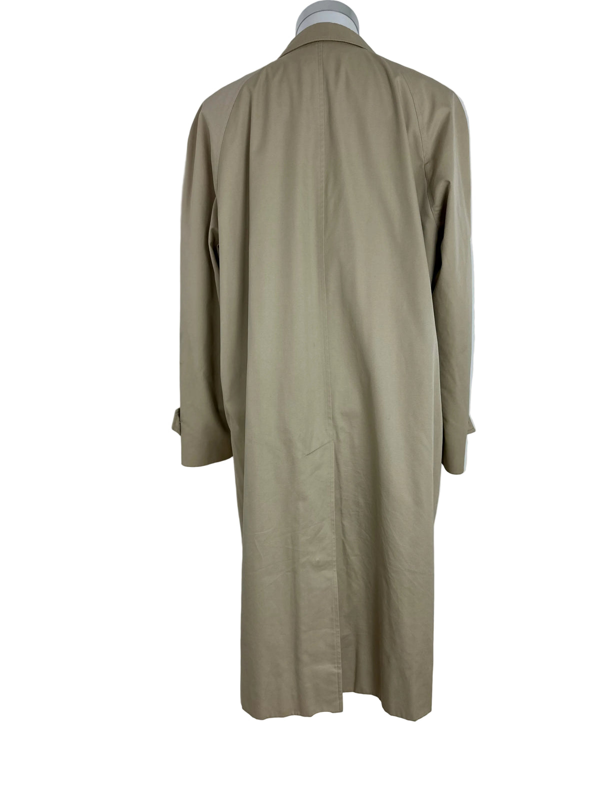 Vintage Burberry Car Coat Creme Size 58 XXL