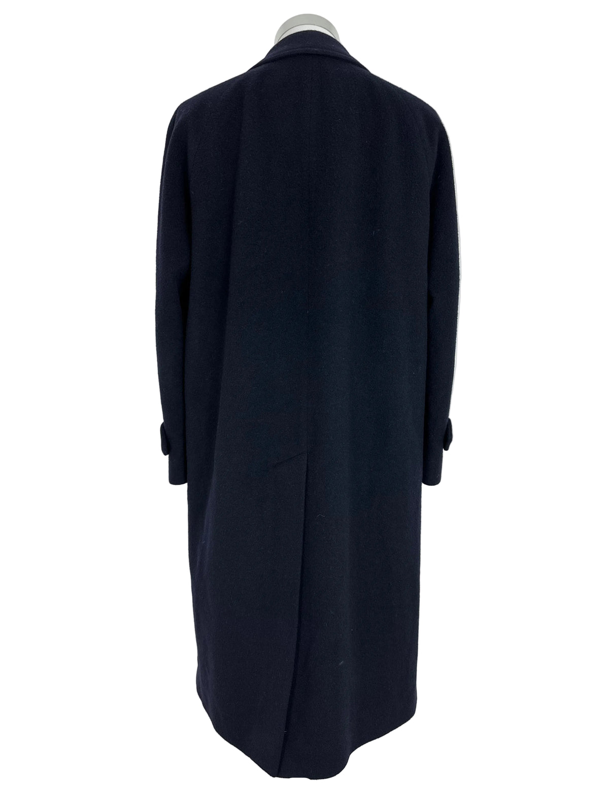 Vintage Burberry Wool Coat Navy Size 48 M