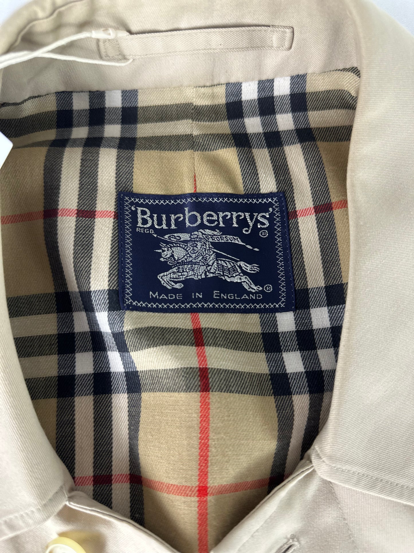 Vintage Burberry Car Coat Size 58 XXL
