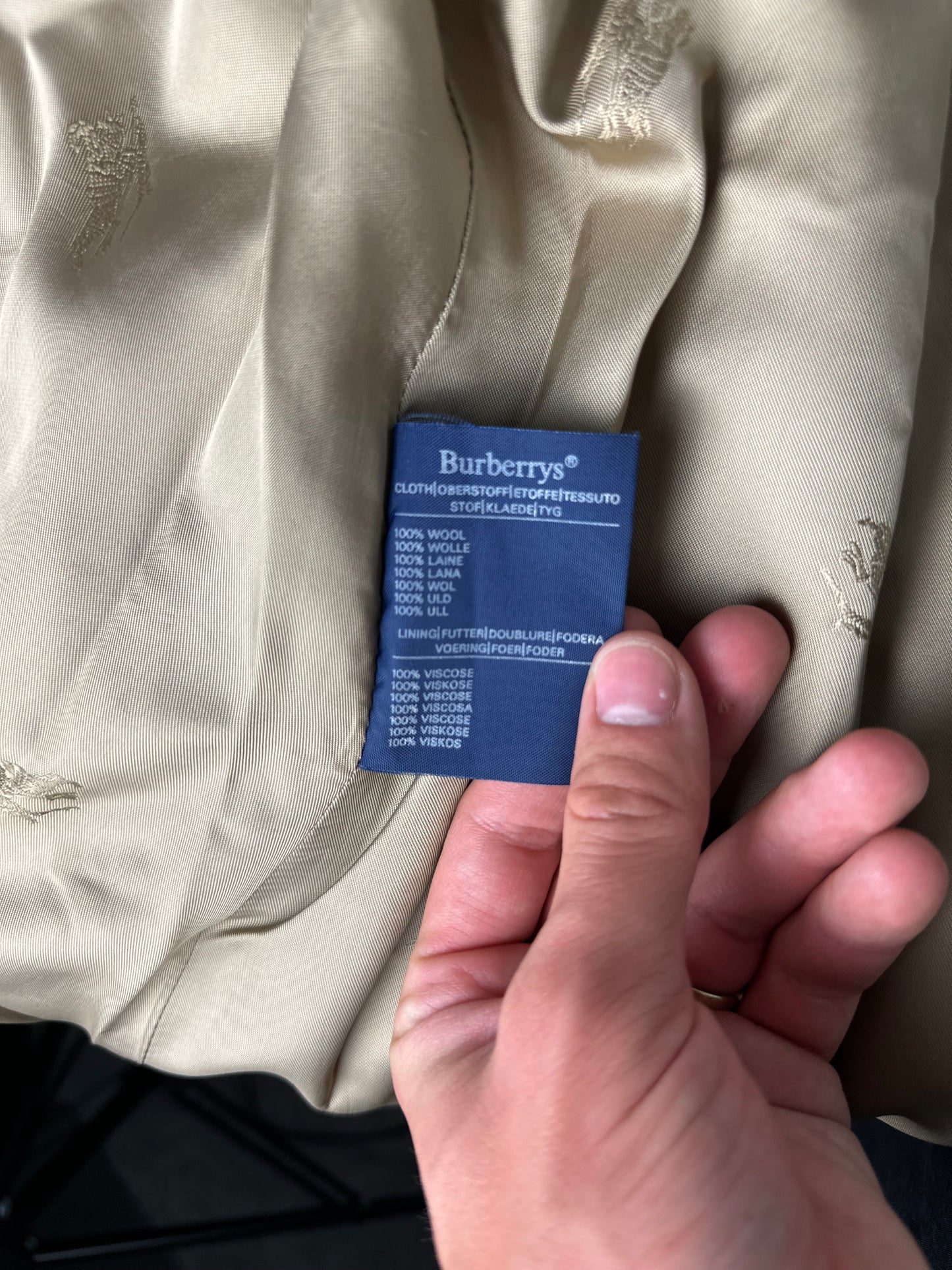 Vintage Burberry Trench Coat Size 14 L Burella
