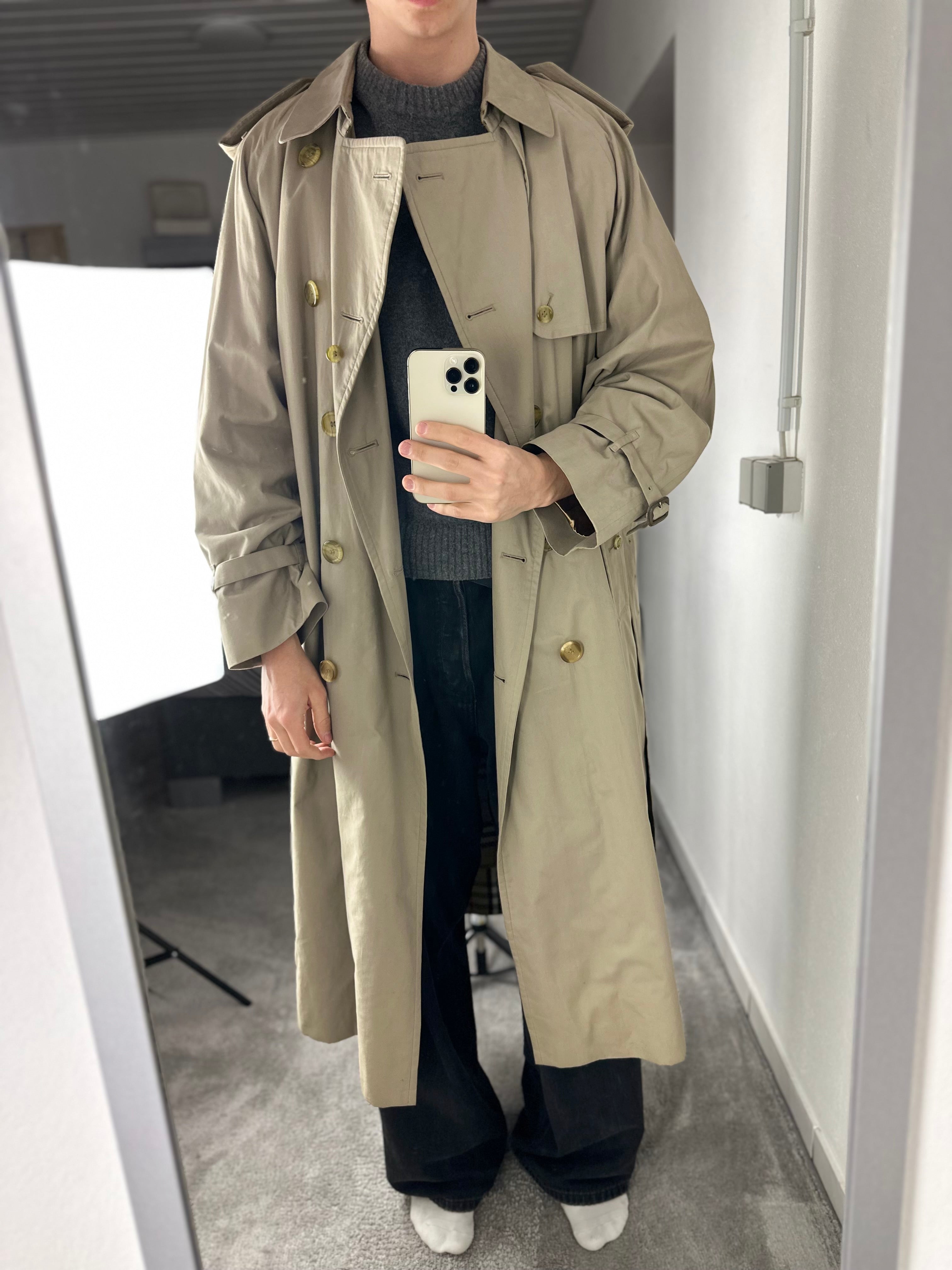 Burberrys Trenchcoat (58/XXL) including Inlet