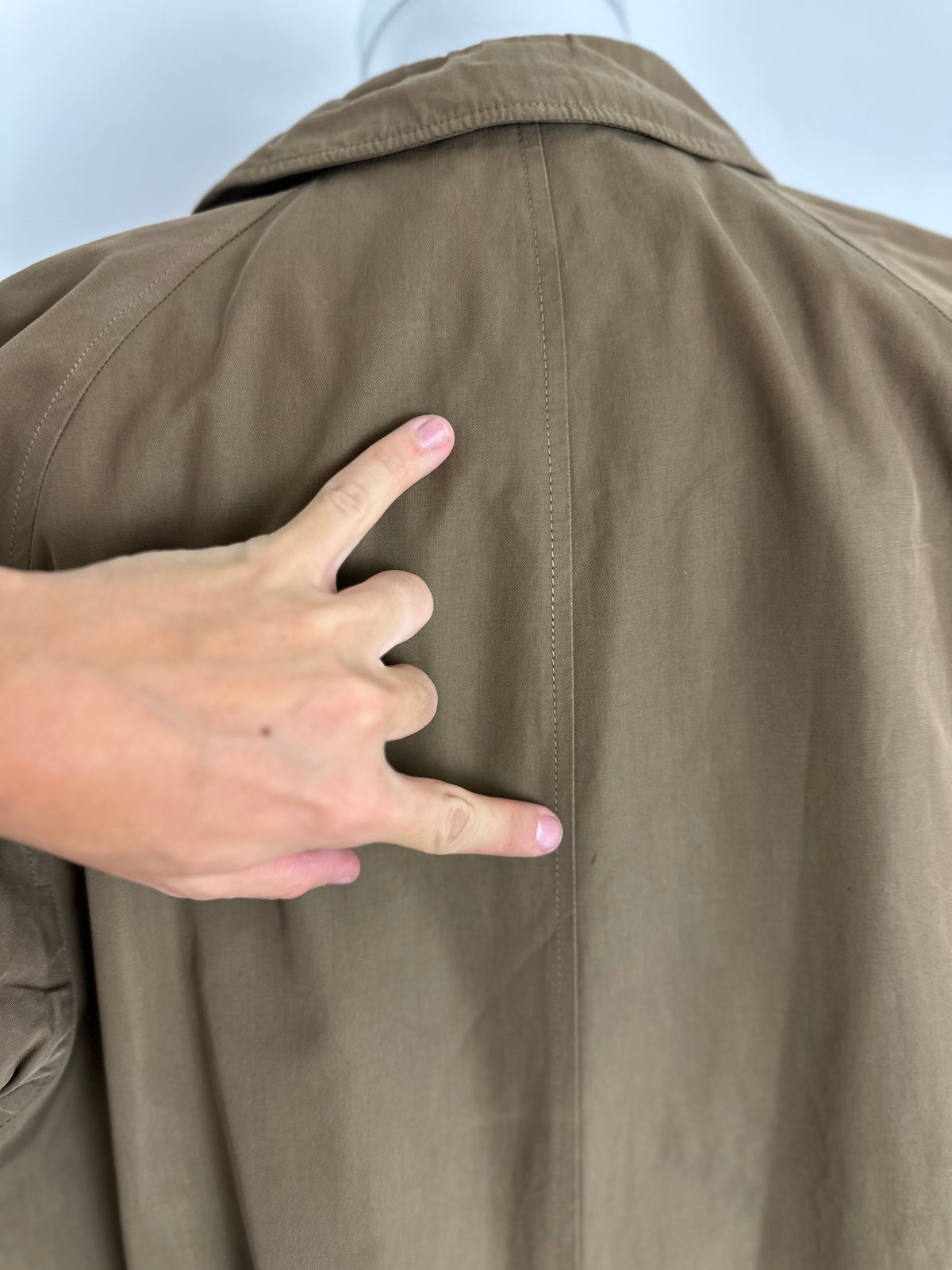 Vintage Burberry Car Coat Brown Size 52 L