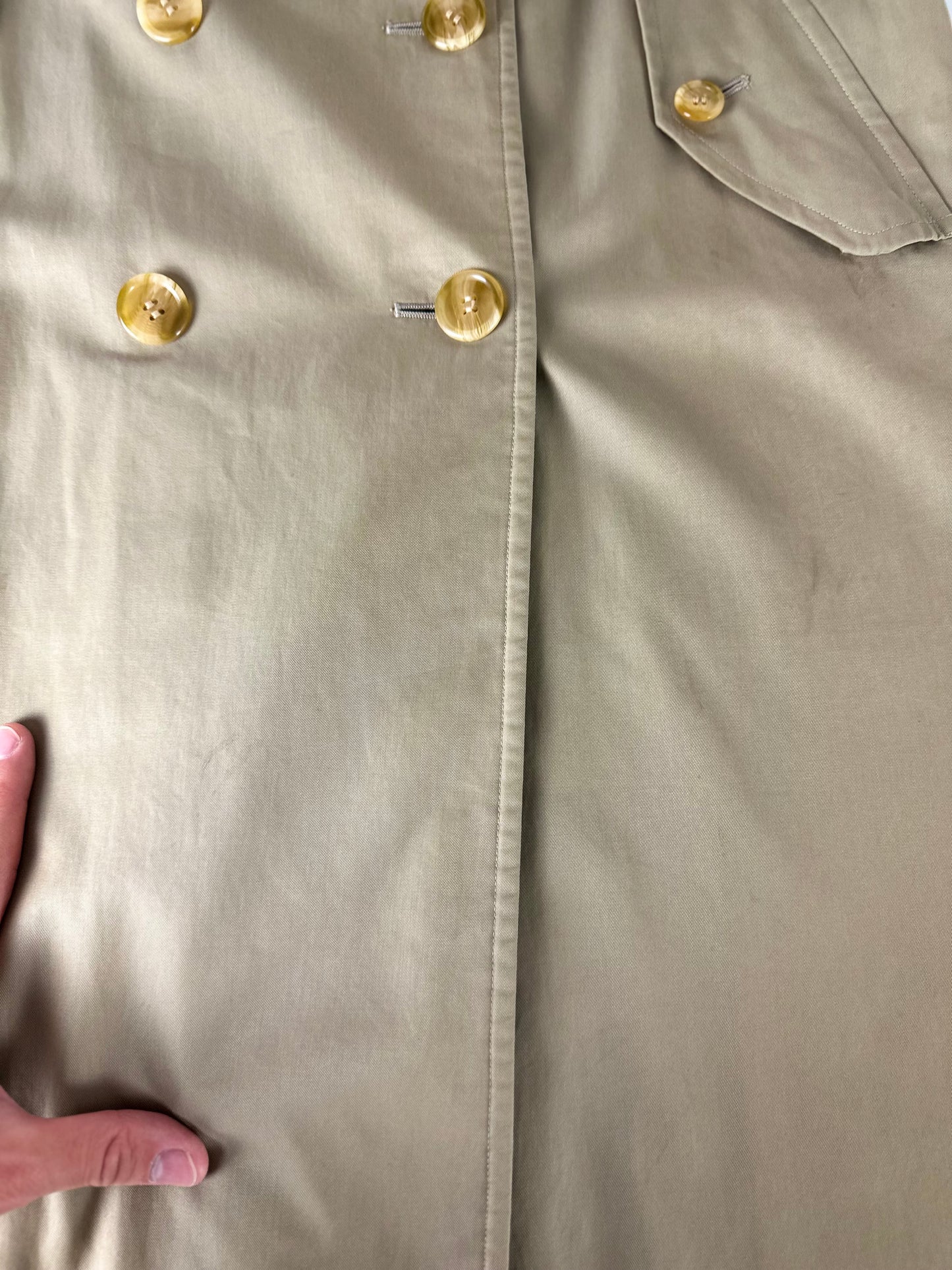 Vintage Burberry Trench Coat Size 8 XS