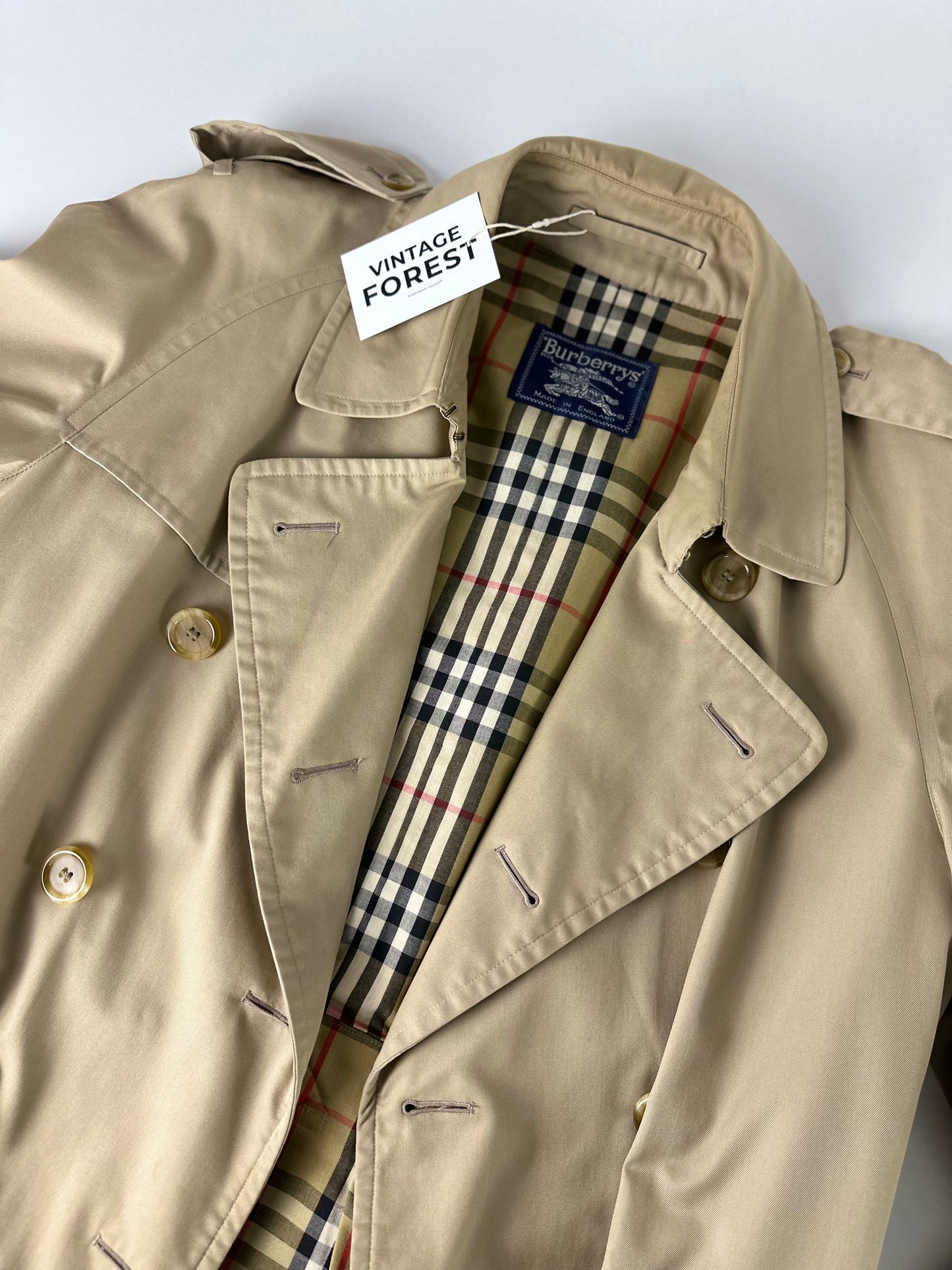 Vintage Burberry Trench Coat Size 52 L