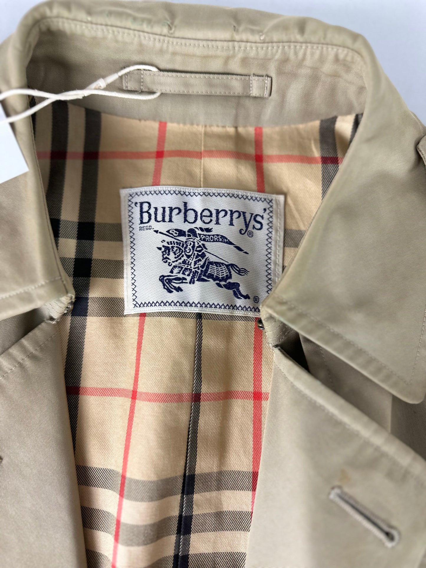 Vintage Burberry Trench Coat Size 8 XS