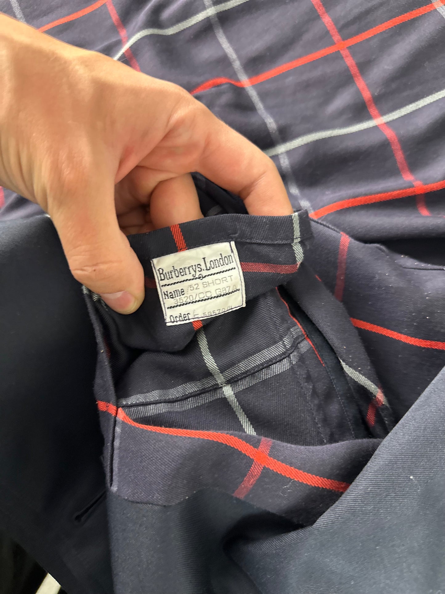 Vintage Burberry Car Coat Size 52 L