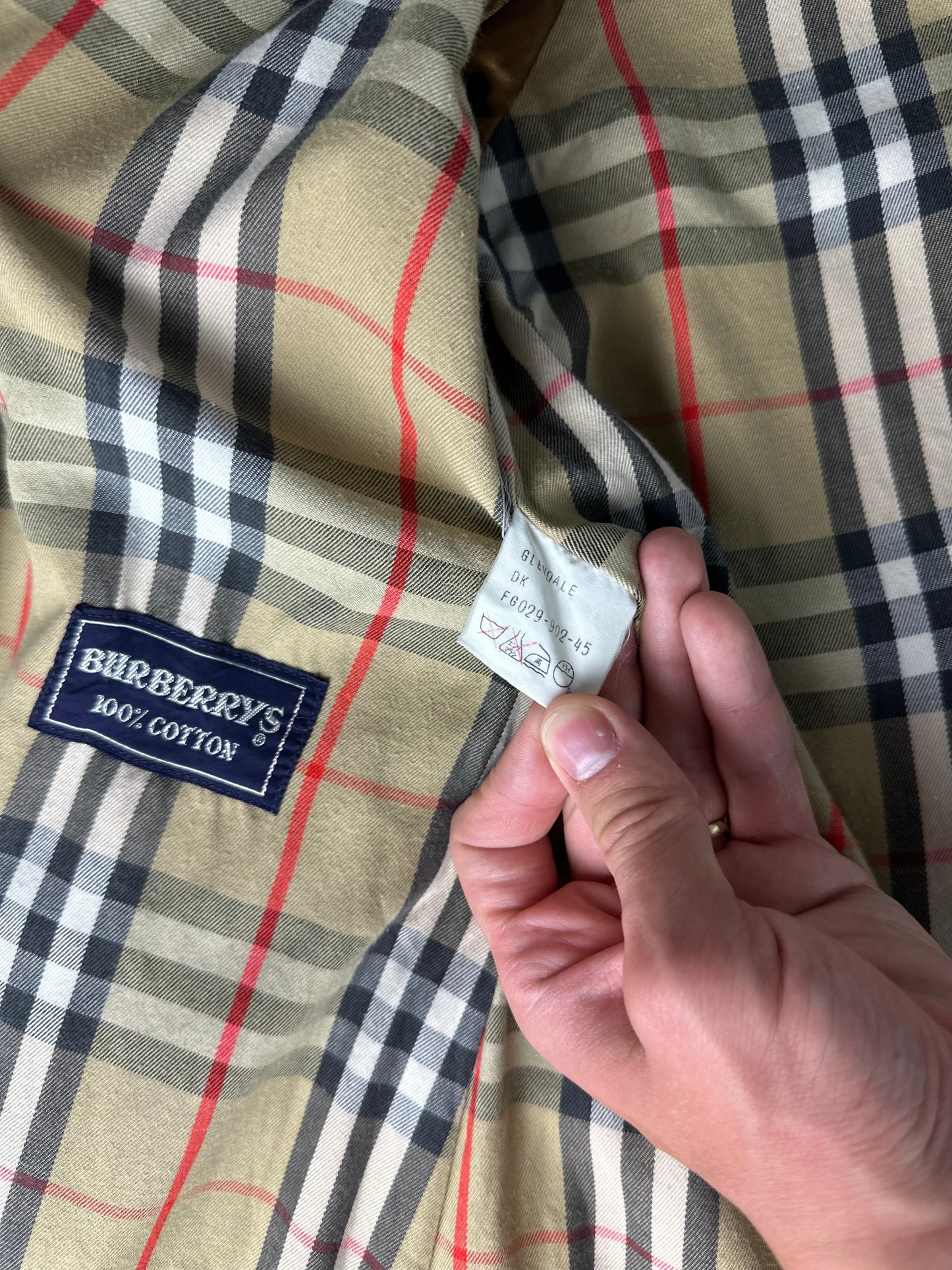 Vintage Burberry Trench Coat Size 6 XXS With Lining