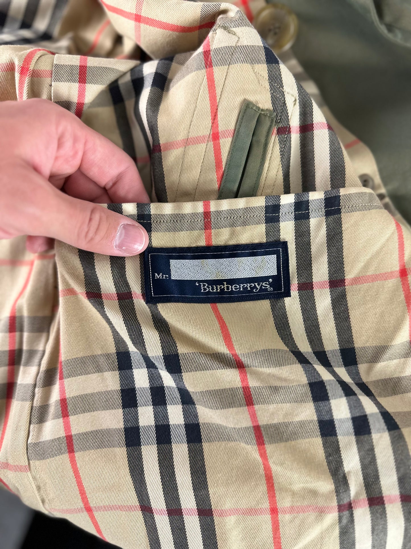 Vintage Burberry Trench Coat Size 46 S