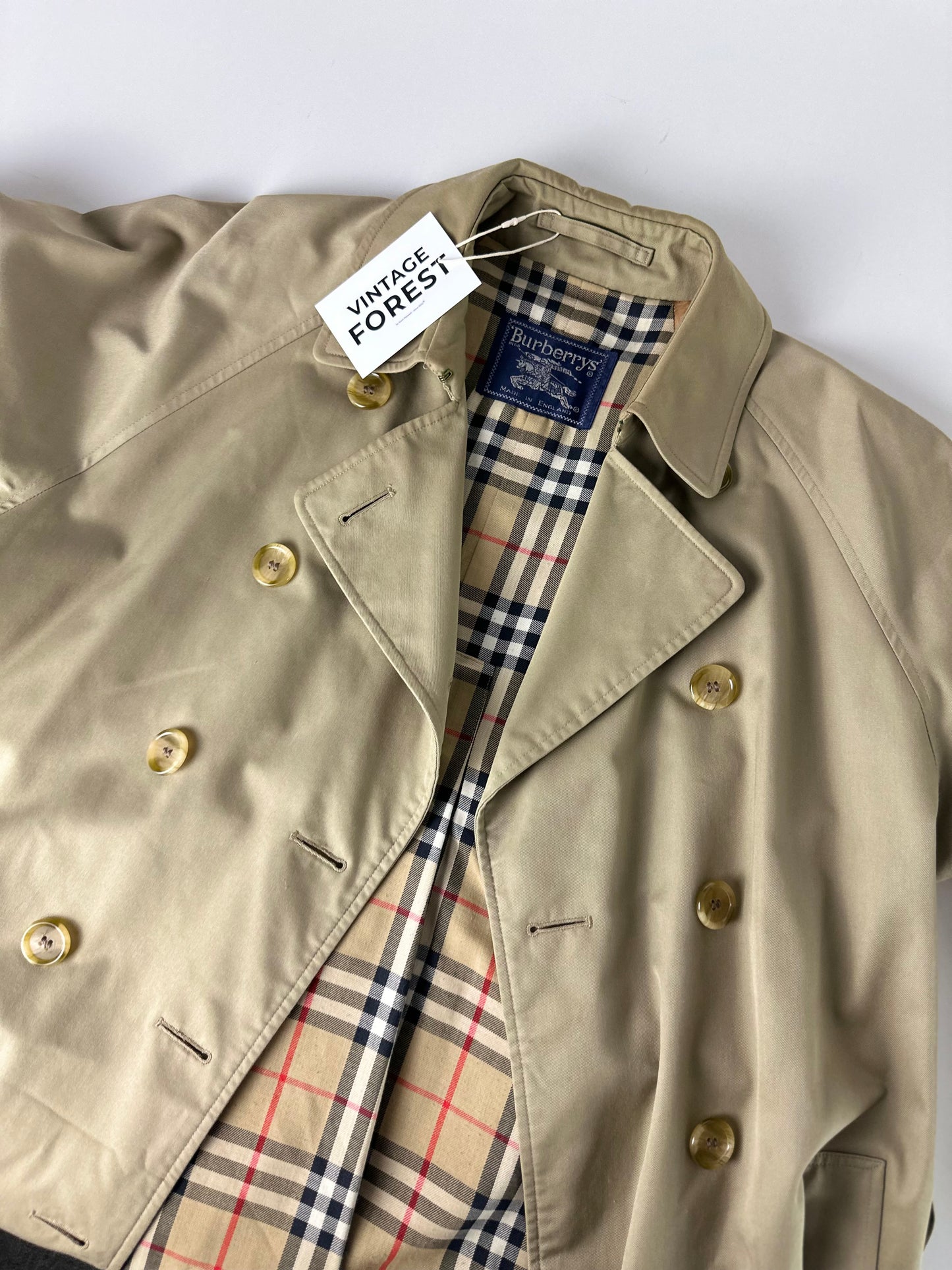 Vintage Burberry Trench Coat Size 10 S
