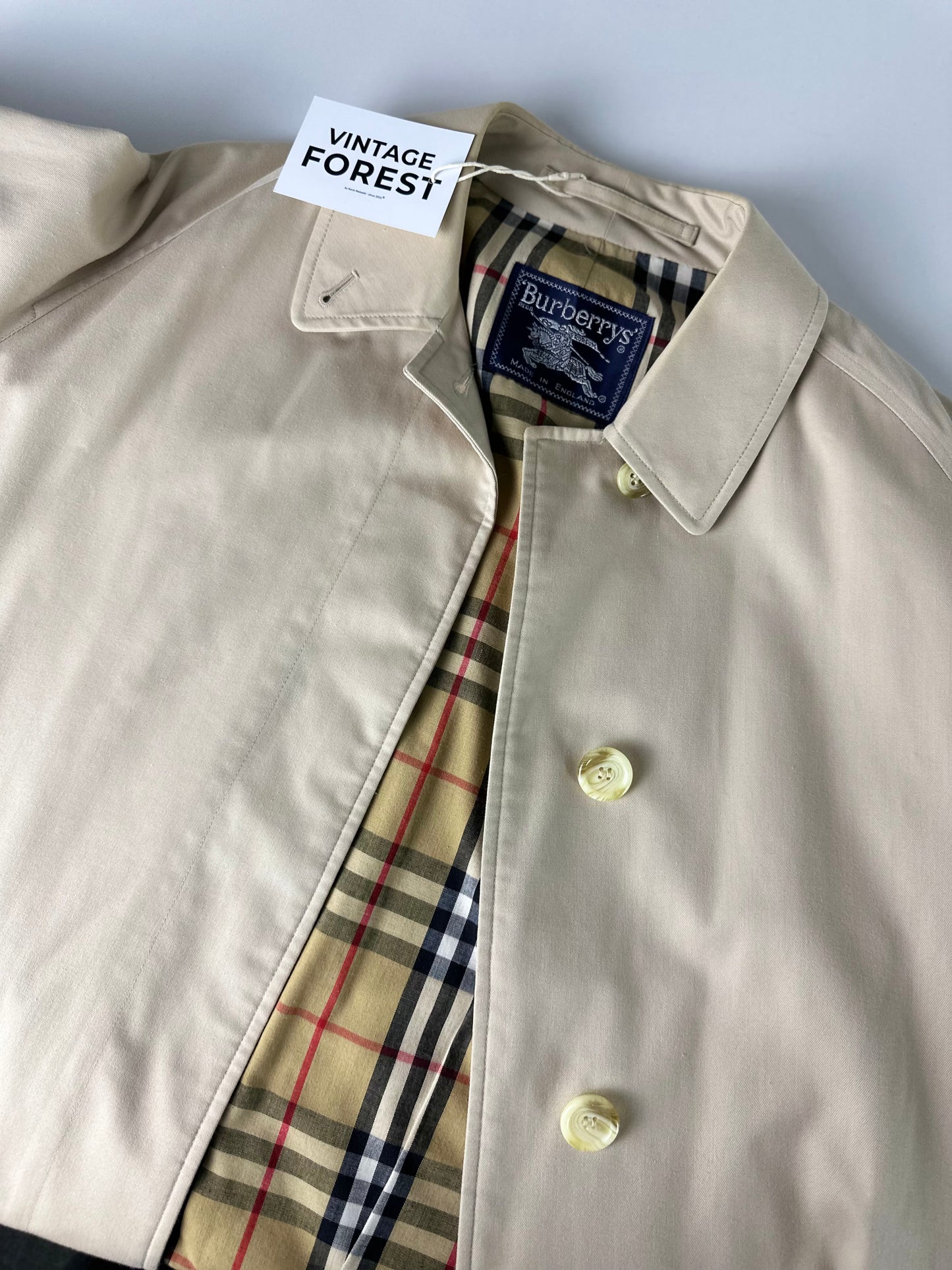 Vintage Burberry Car Coat Size 12 M