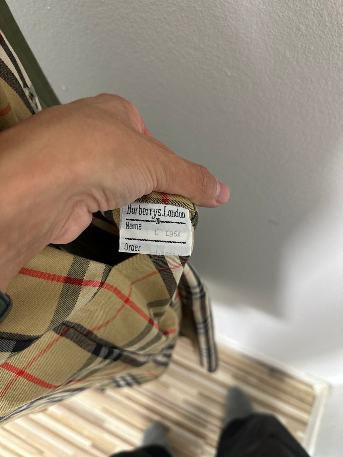 Vintage Burberry Trench Coat Khaki Size 52 L