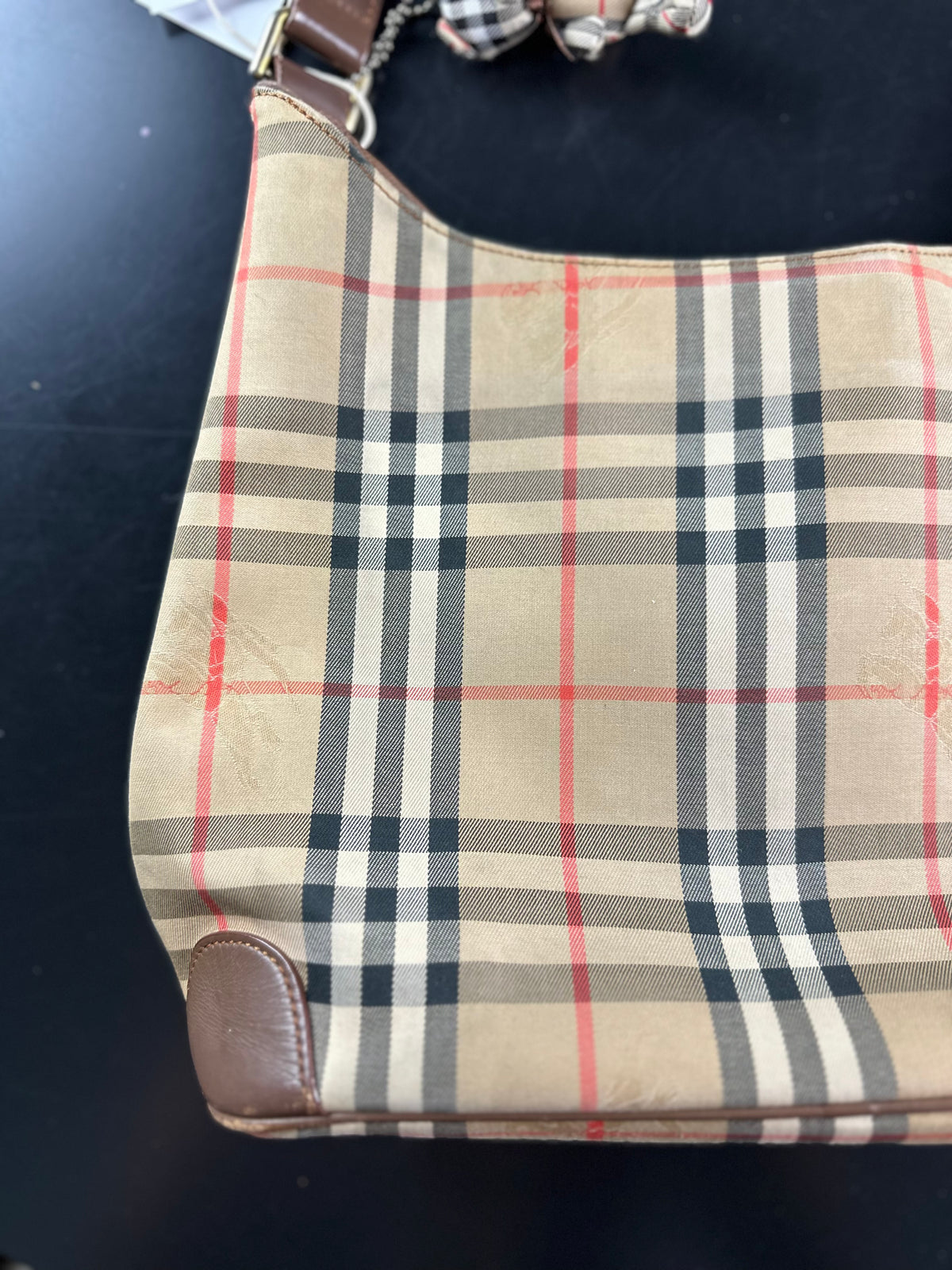 Vintage Burberry Canterbury Haymarket Nova Check Shoulder Bag