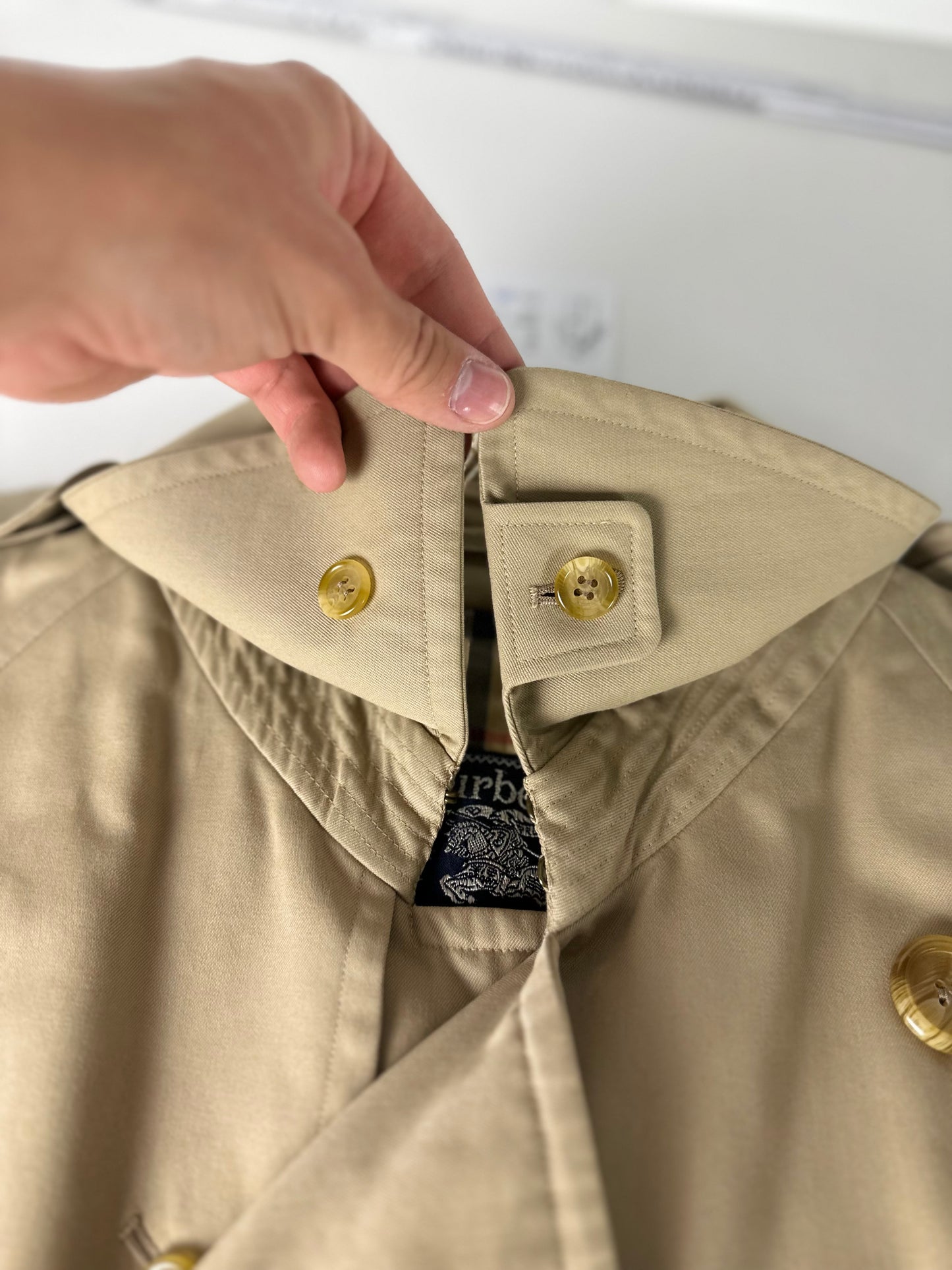 Vintage Burberry Trench Coat Size 48 M