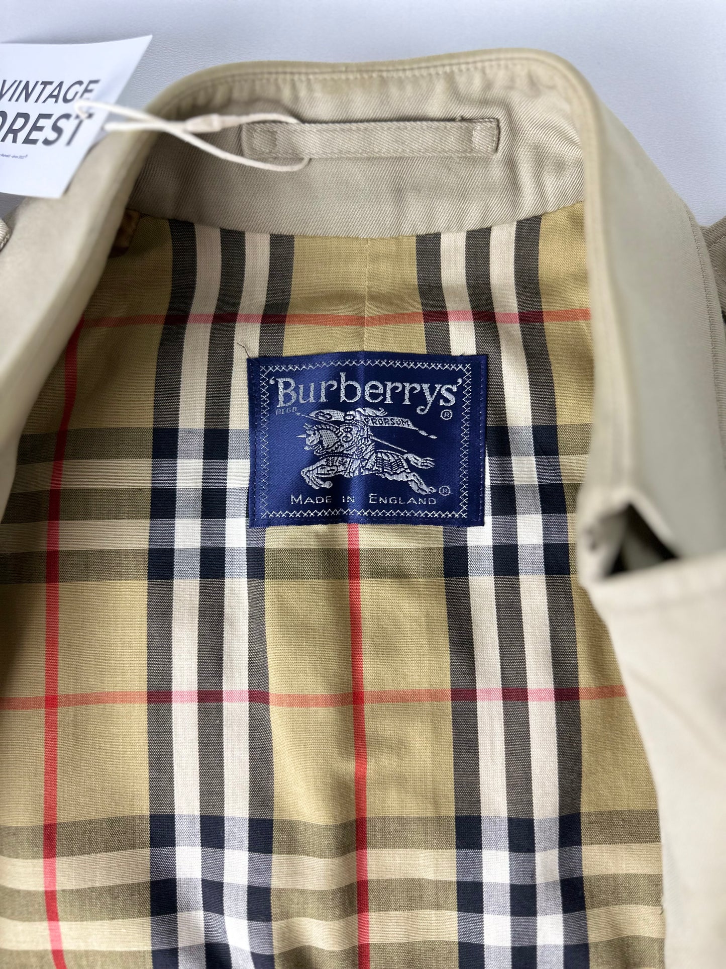 Vintage Burberry Trench Coat Size 8 XS